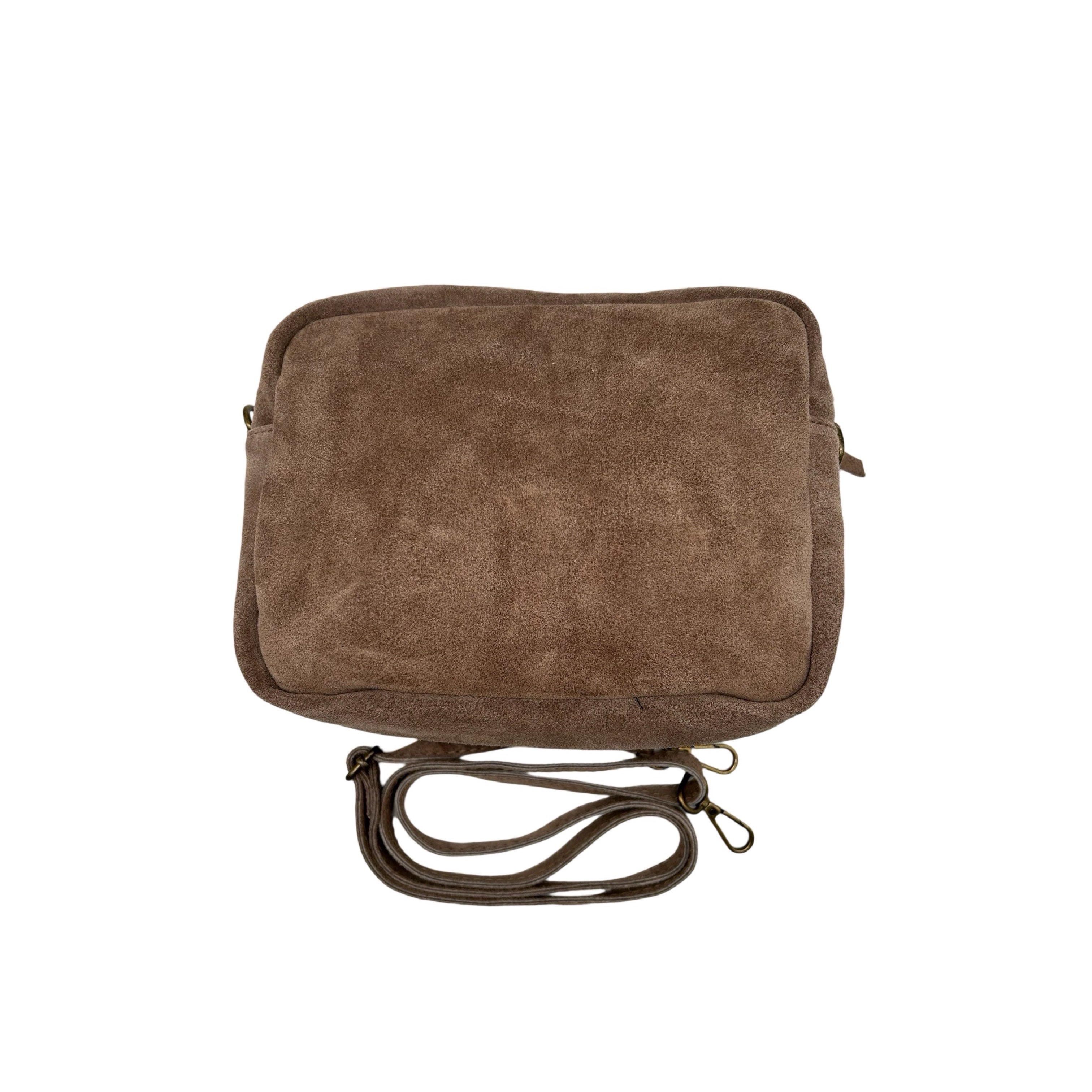 SAC BANDOULIER CUIR SUEDE NURIA