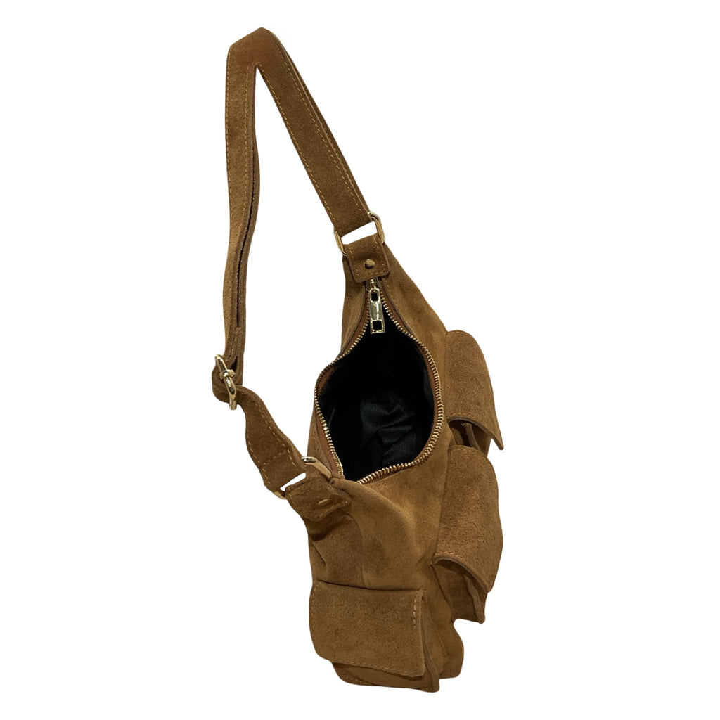 Sac Cuir Suède Multipoche Dollar