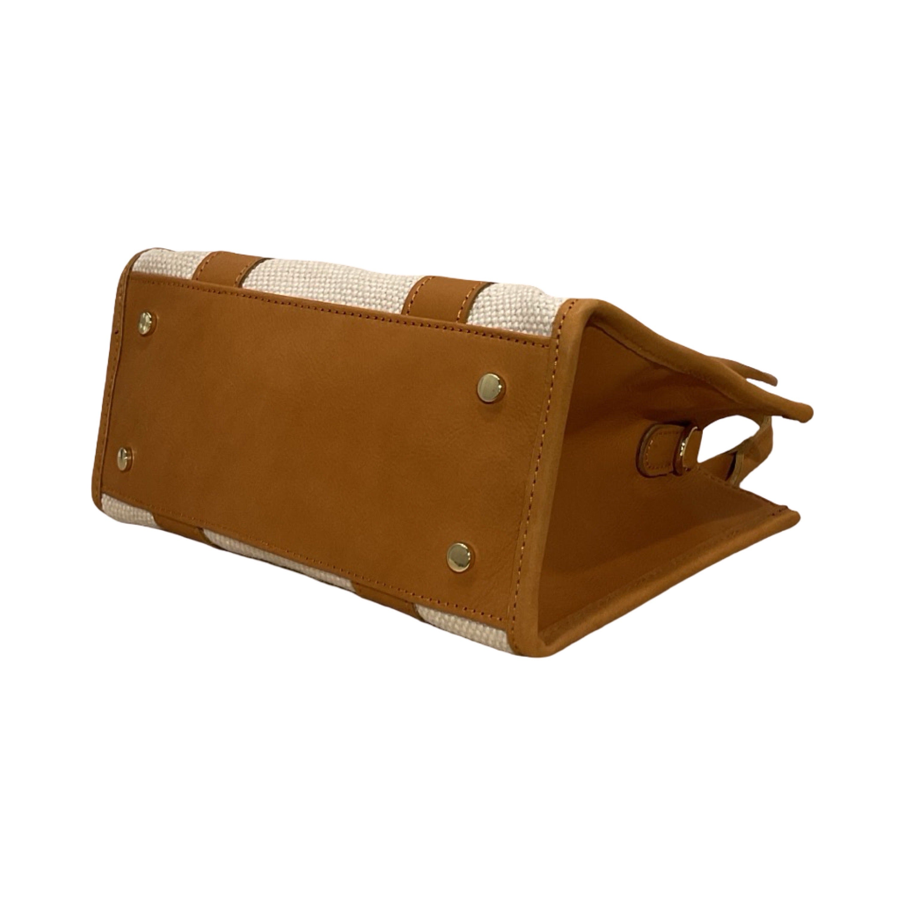SAC A MAIN LIN CABAS LOUISE PETIT