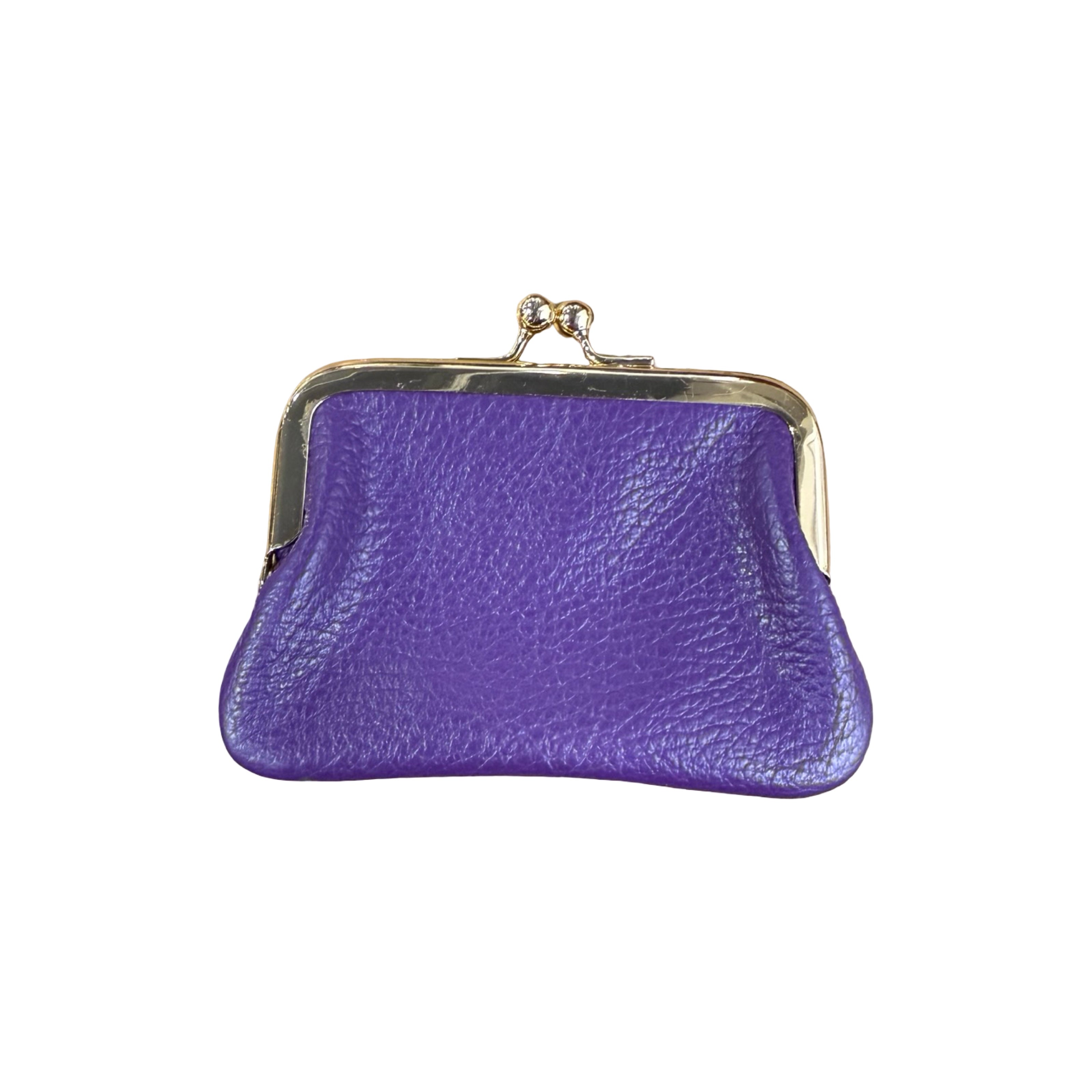 PORTE MONNAIE BOURSE CARTE CUIR GRAINE SMALL