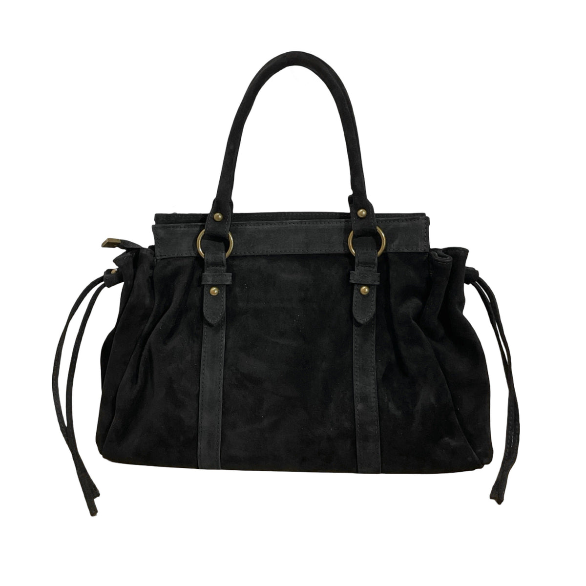 SAC A MAIN CUIR SUEDE GILIA 16 POUCES