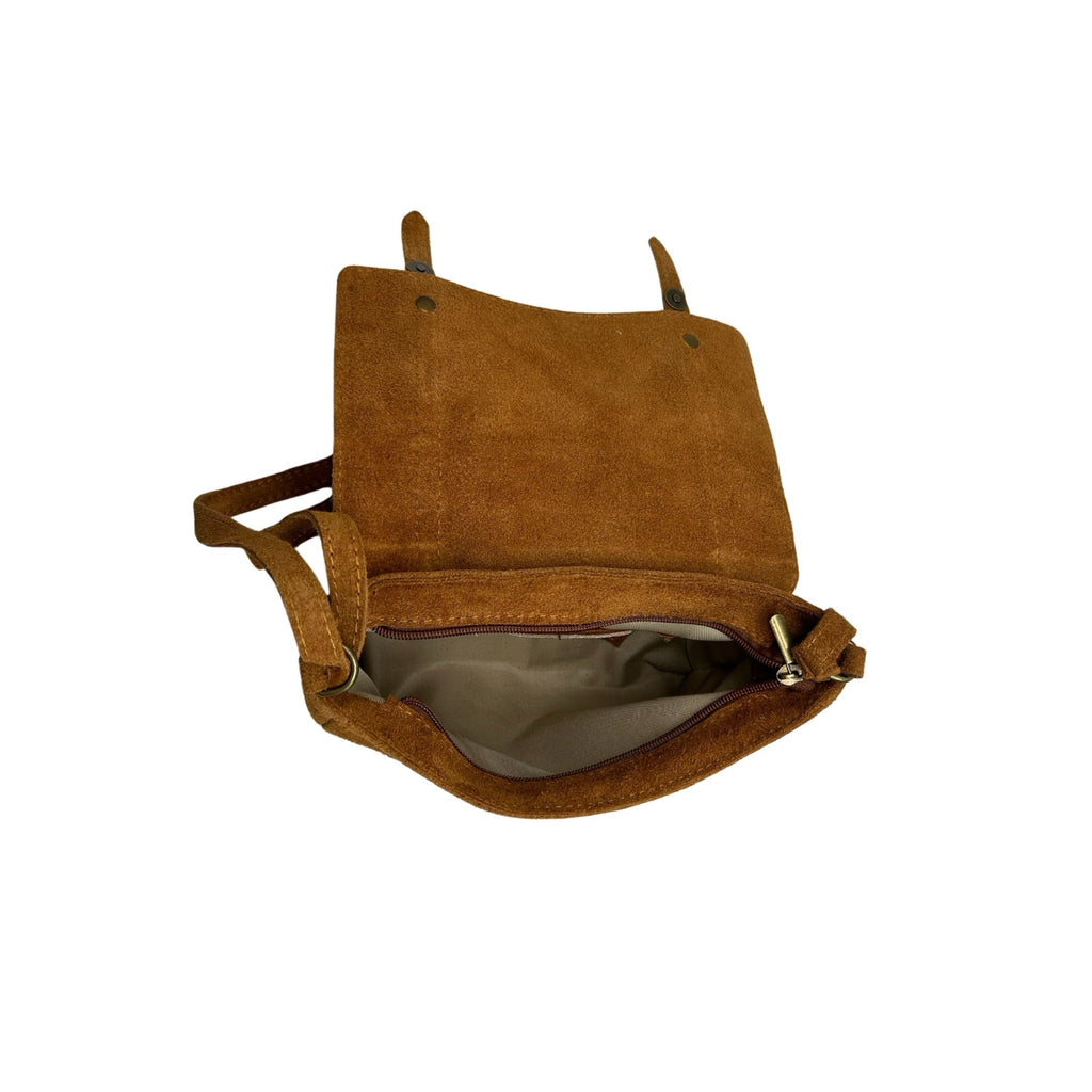 SAC CARTABLE CUIR SUEDE PAULETTE
