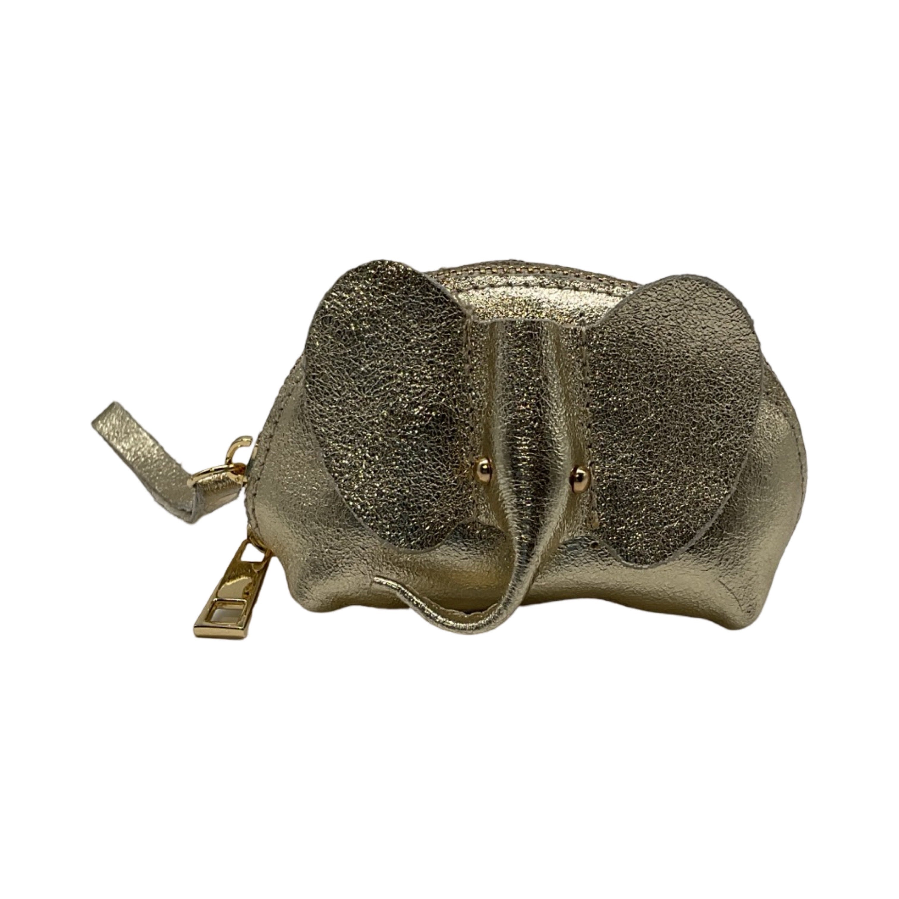 PORTE MONNAIE CUIR ELEPHANT