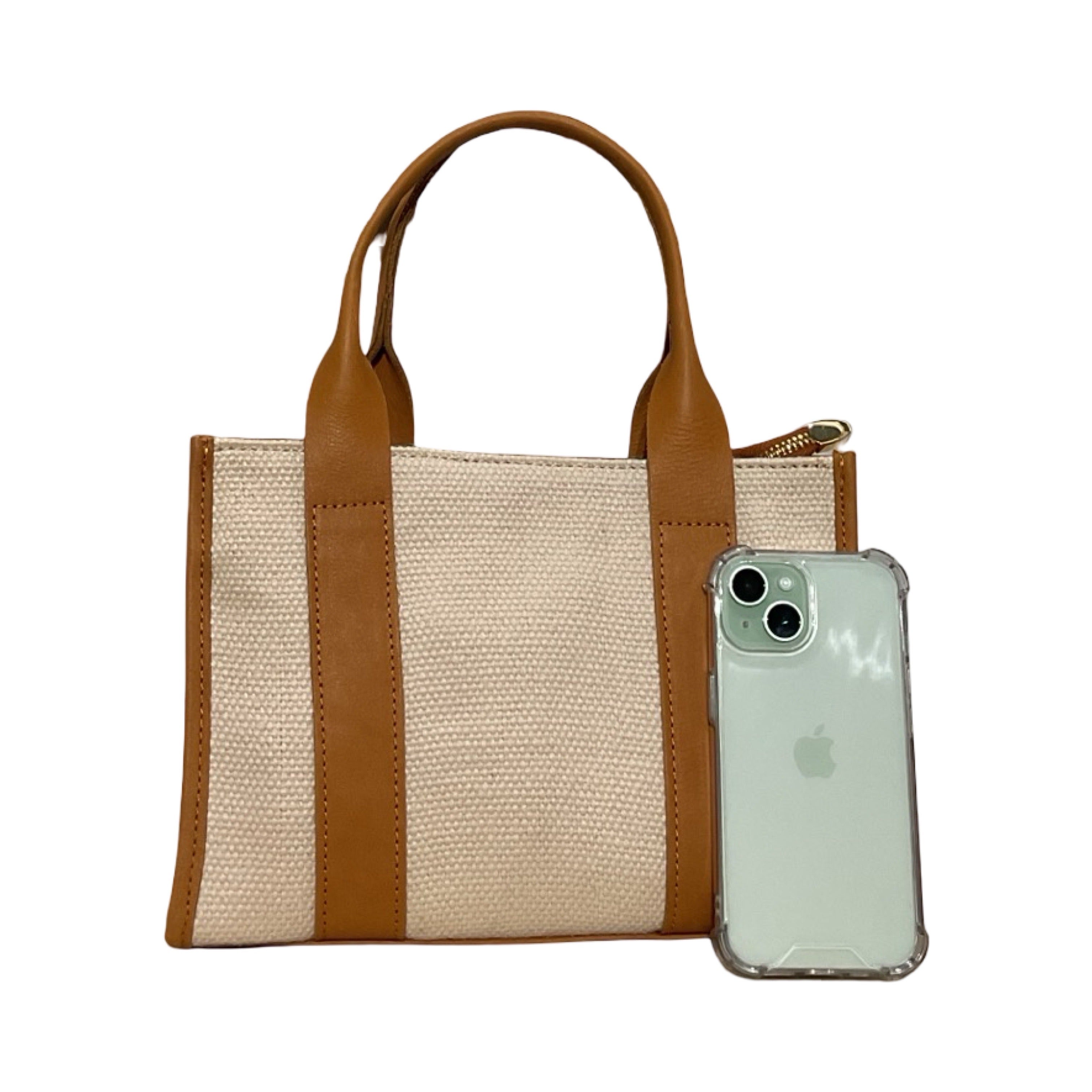 SAC A MAIN LIN CABAS LOUISE PETIT