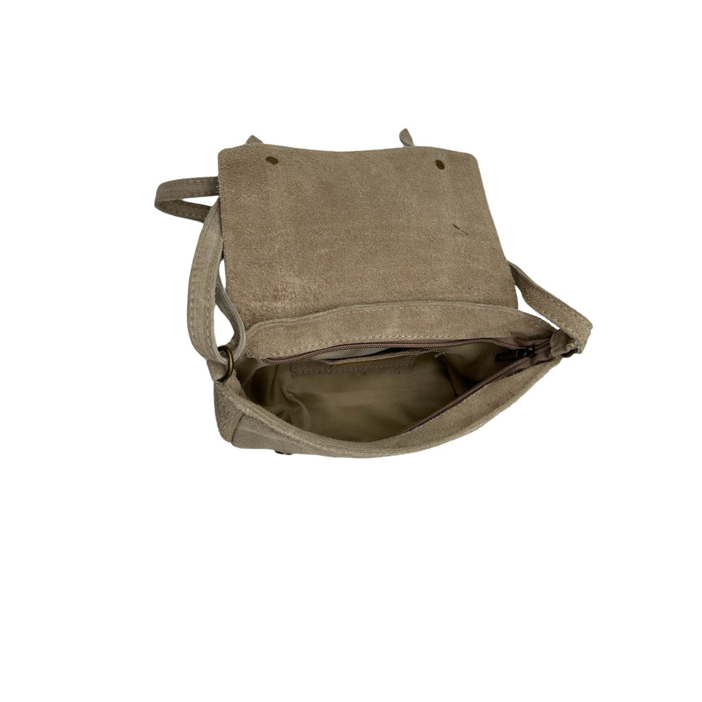 SAC CARTABLE CUIR SUEDE PAULETTE