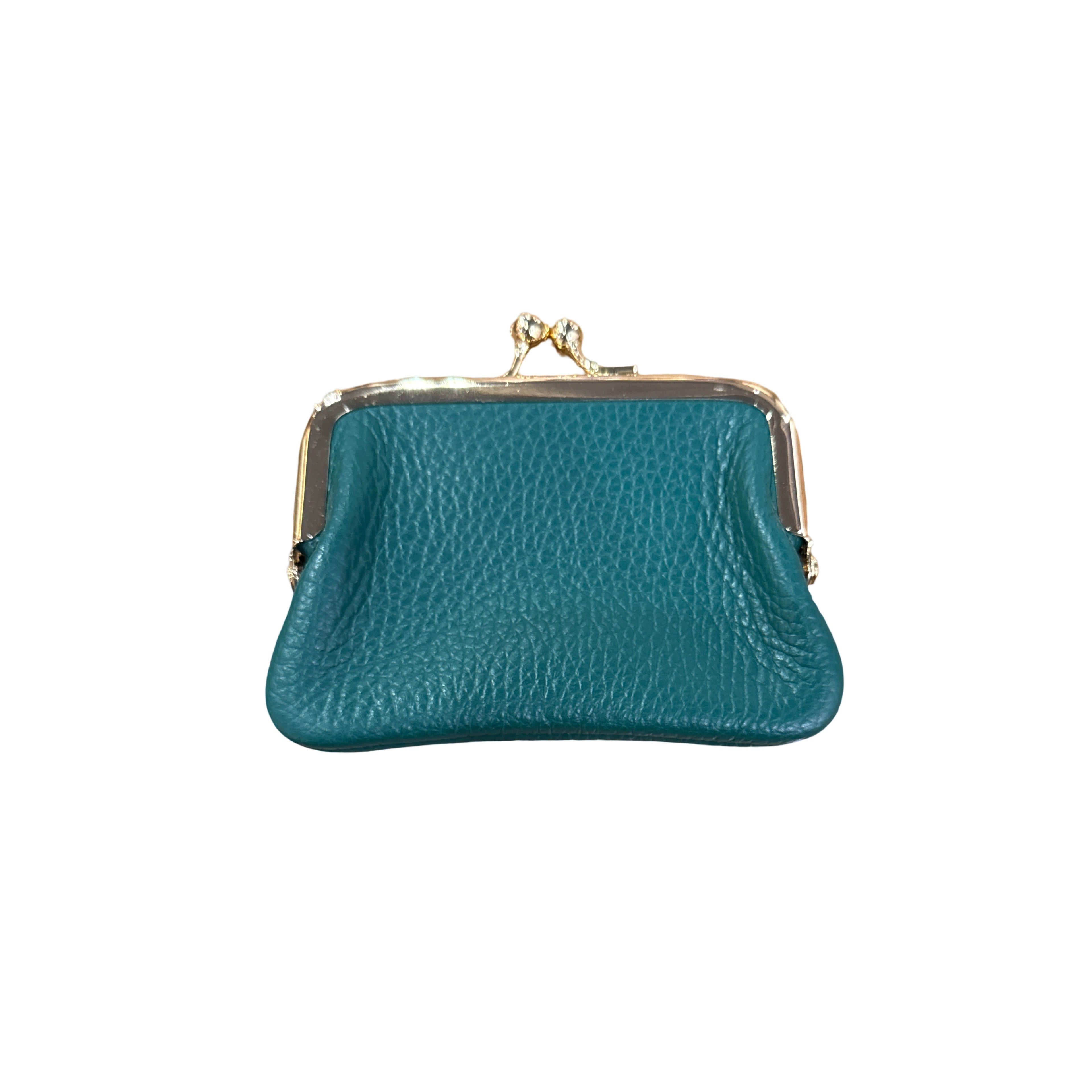 PORTE MONNAIE BOURSE CARTE CUIR GRAINE SMALL