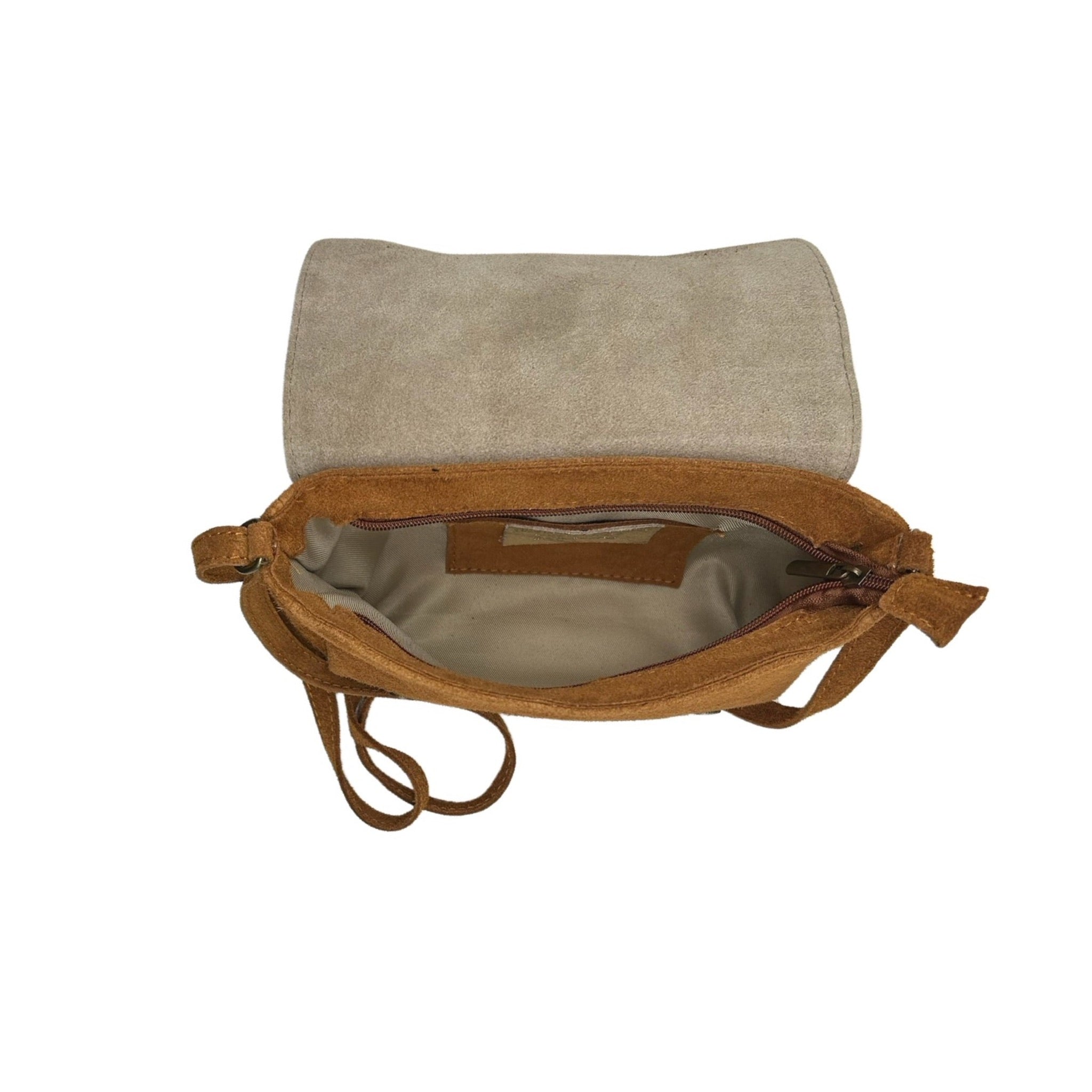 SAC CARTABLE CUIR SUEDE ELISABETH