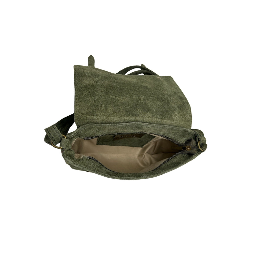 SAC CARTABLE CUIR SUEDE PAULETTE