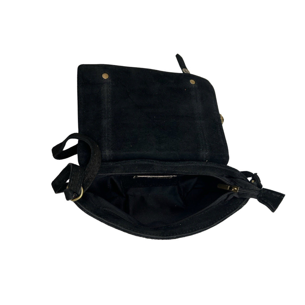 SAC CARTABLE CUIR SUEDE PAULETTE
