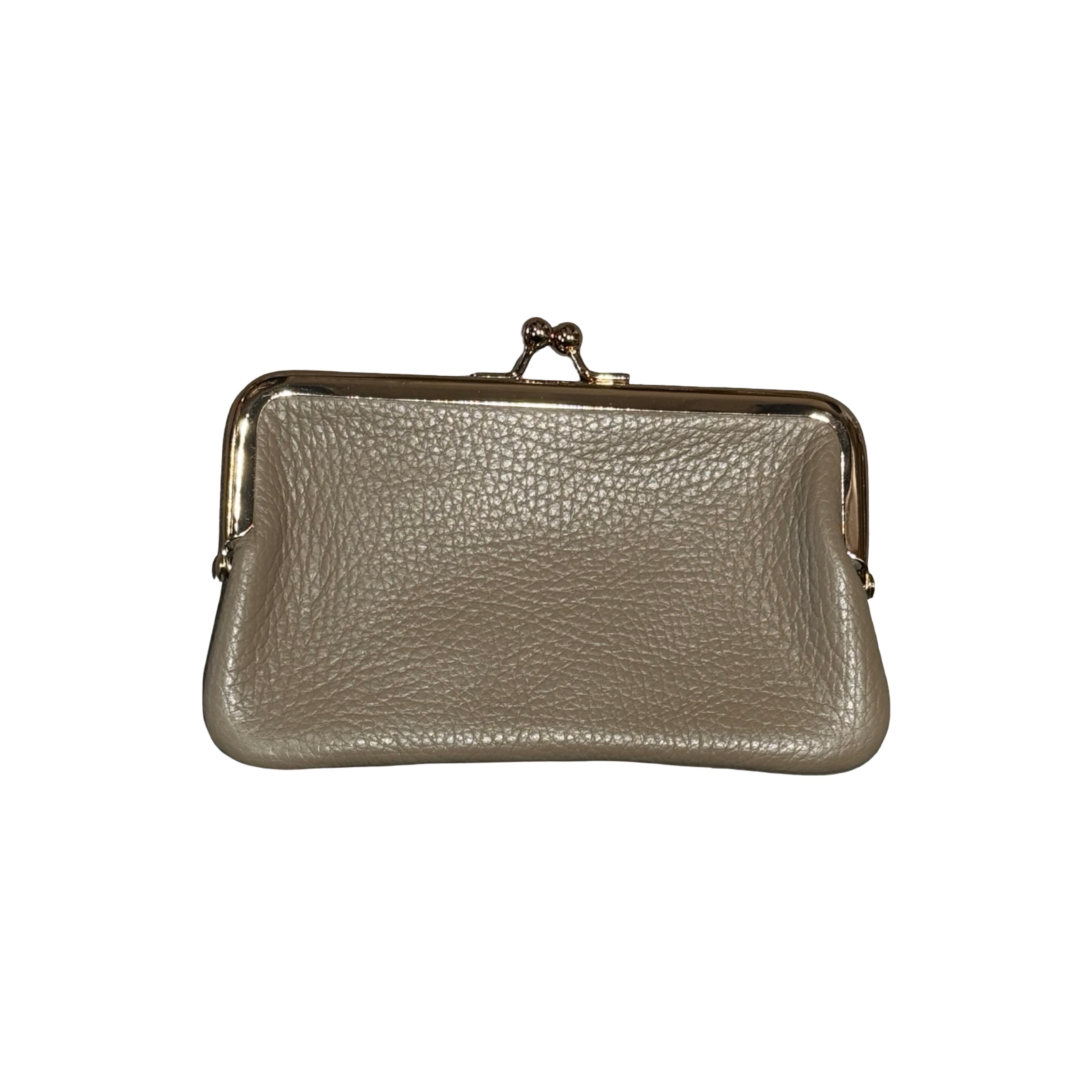 PORTE MONNAIE BOURSE CARTE CUIR GRAINE MEDIUM
