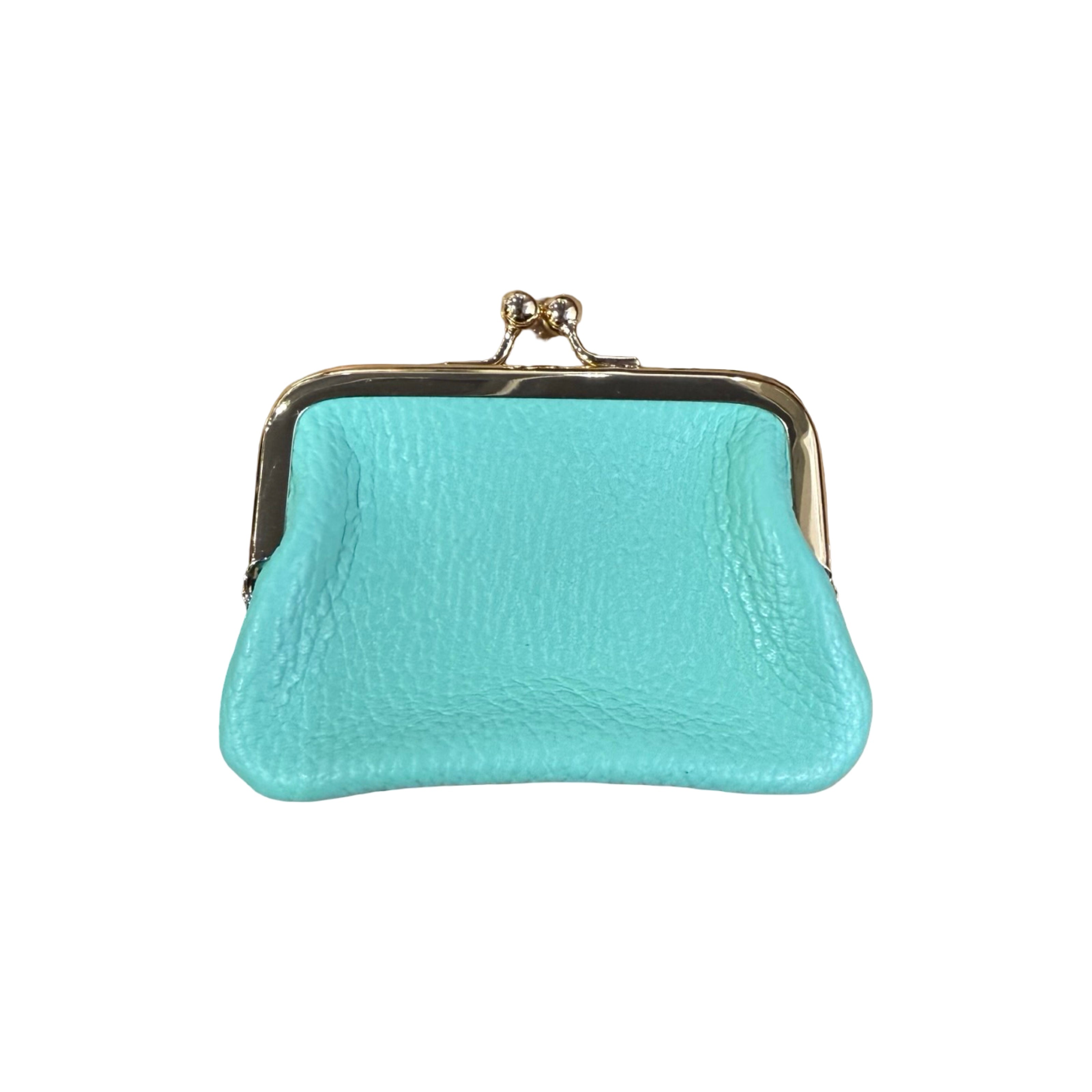 PORTE MONNAIE BOURSE CARTE CUIR GRAINE SMALL