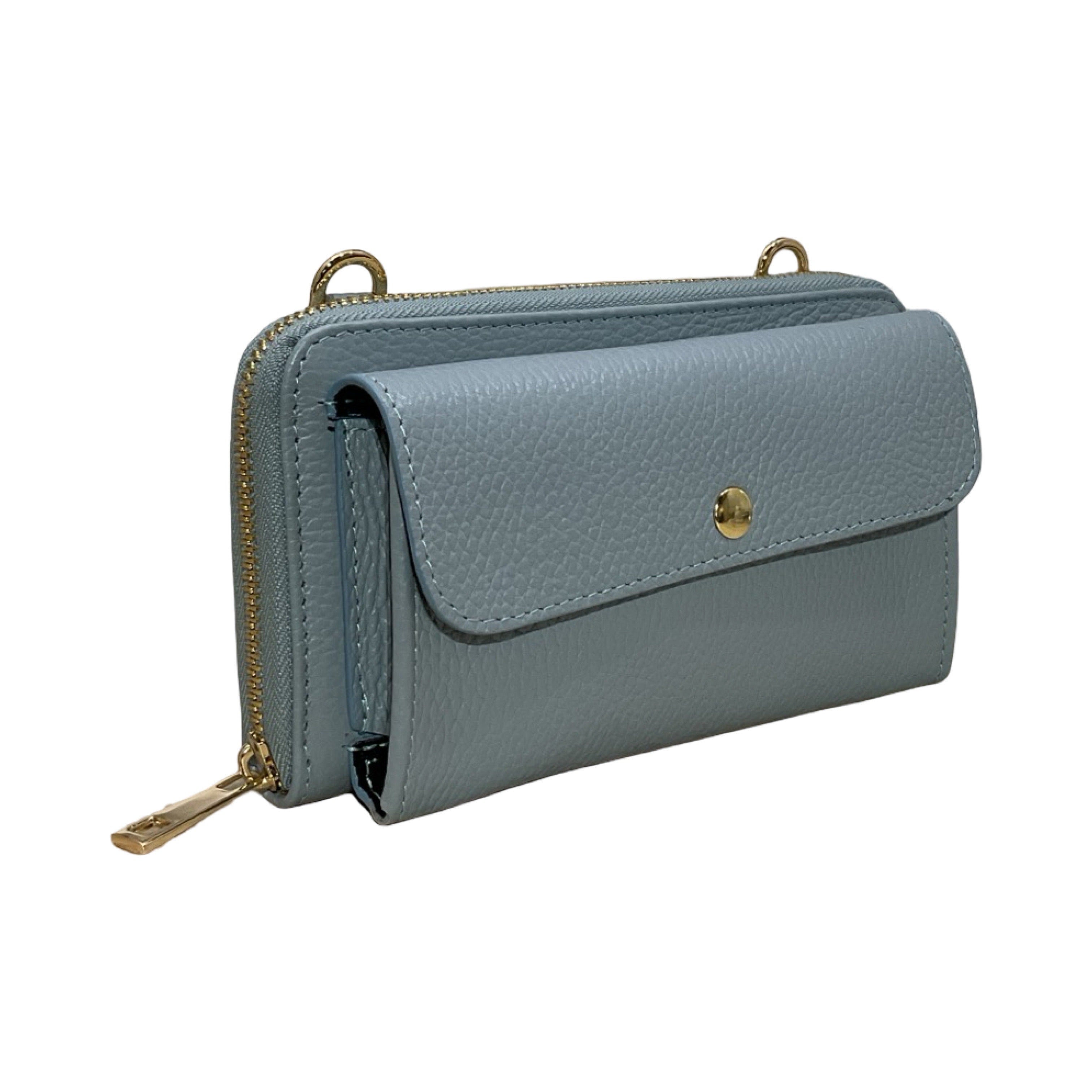 POCHETTE CUIR SUEDE HORIZONTAL