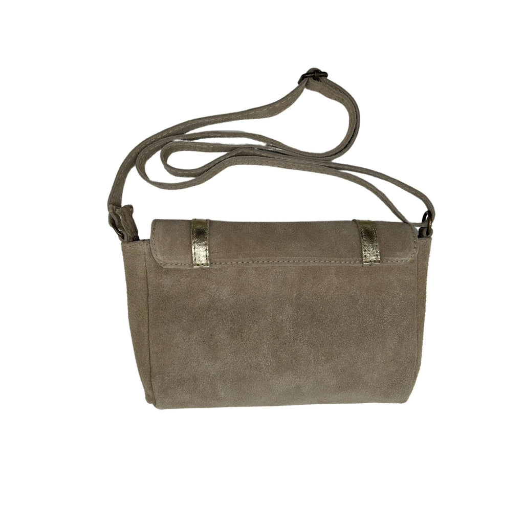 SAC CARTABLE CUIR SUEDE PAULETTE