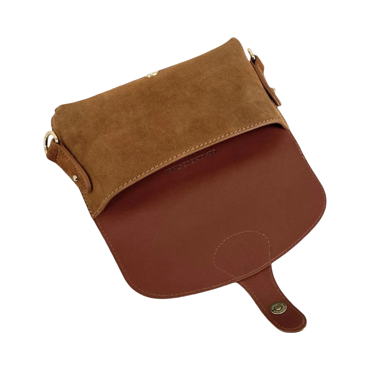 SAC BANDOULIERE CUIR SUEDE LOU