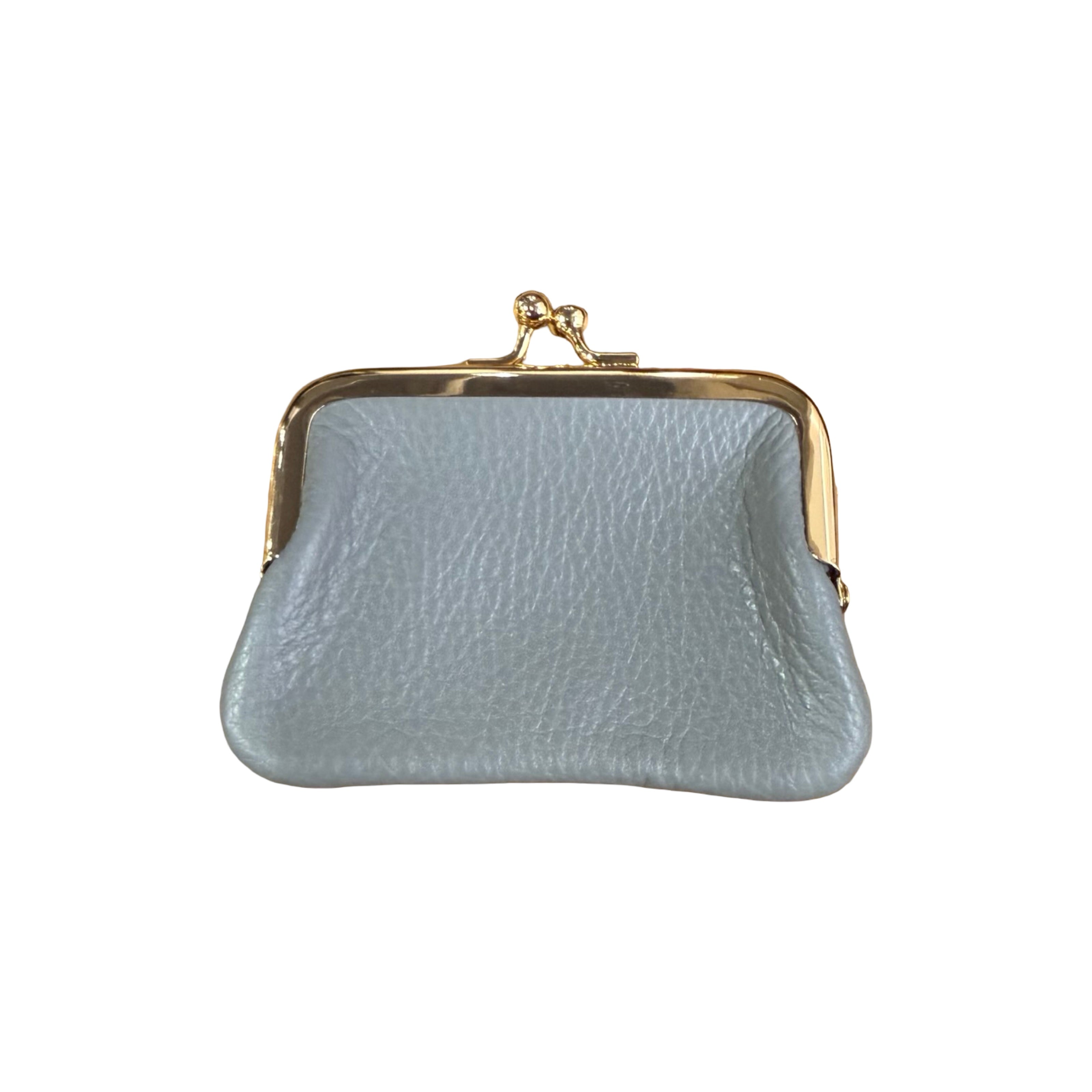 PORTE MONNAIE BOURSE CARTE CUIR GRAINE SMALL
