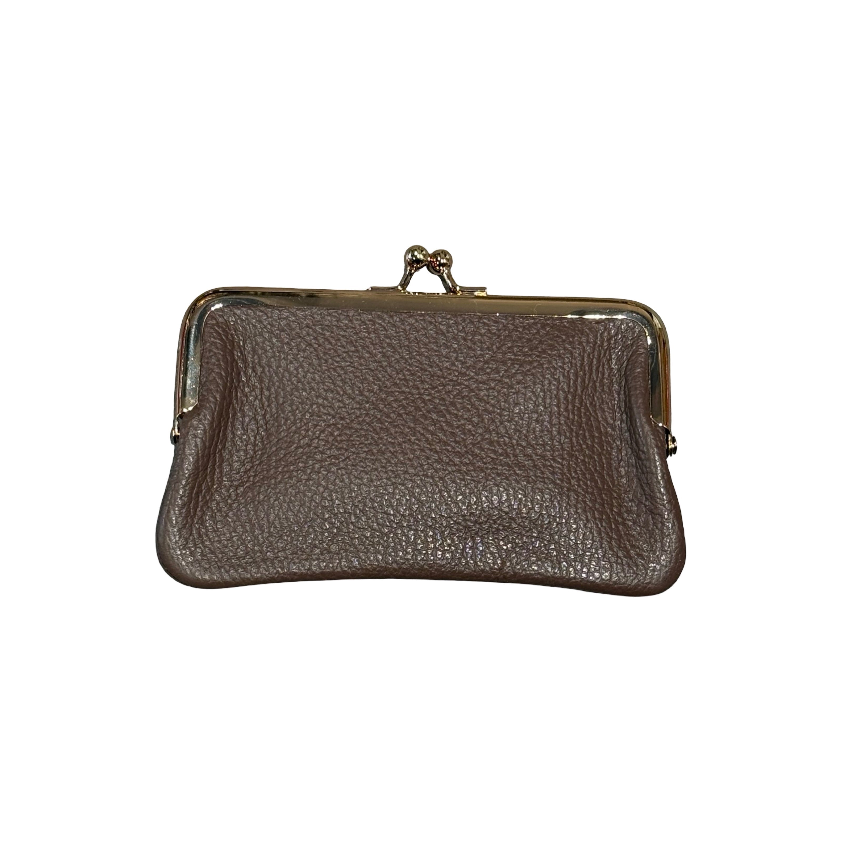 PORTE MONNAIE BOURSE CARTE CUIR GRAINE MEDIUM