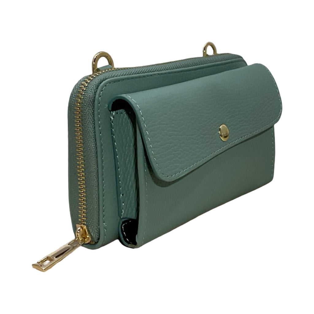 POCHETTE CUIR SUEDE HORIZONTAL