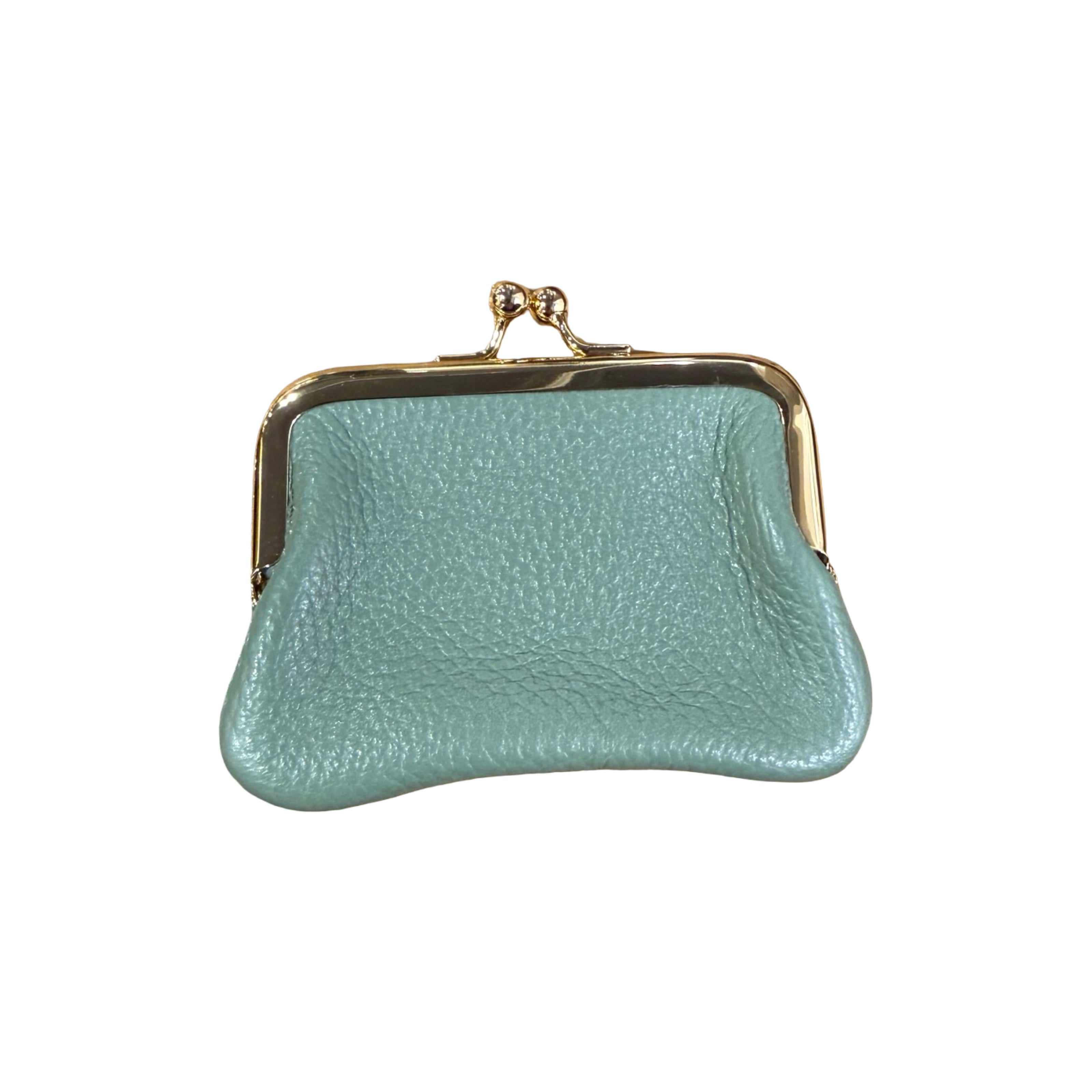 PORTE MONNAIE BOURSE CARTE CUIR GRAINE SMALL