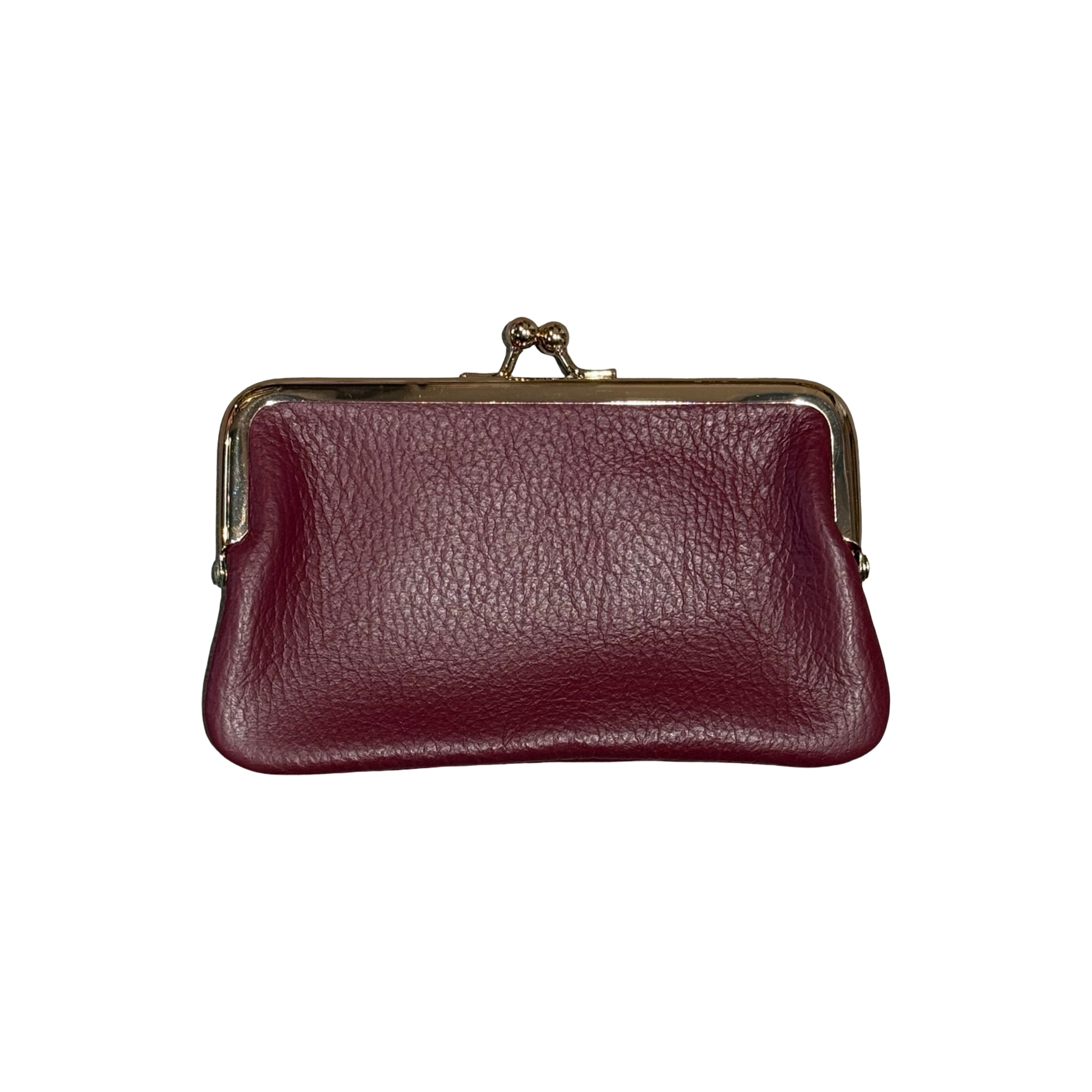 PORTE MONNAIE BOURSE CARTE CUIR GRAINE MEDIUM