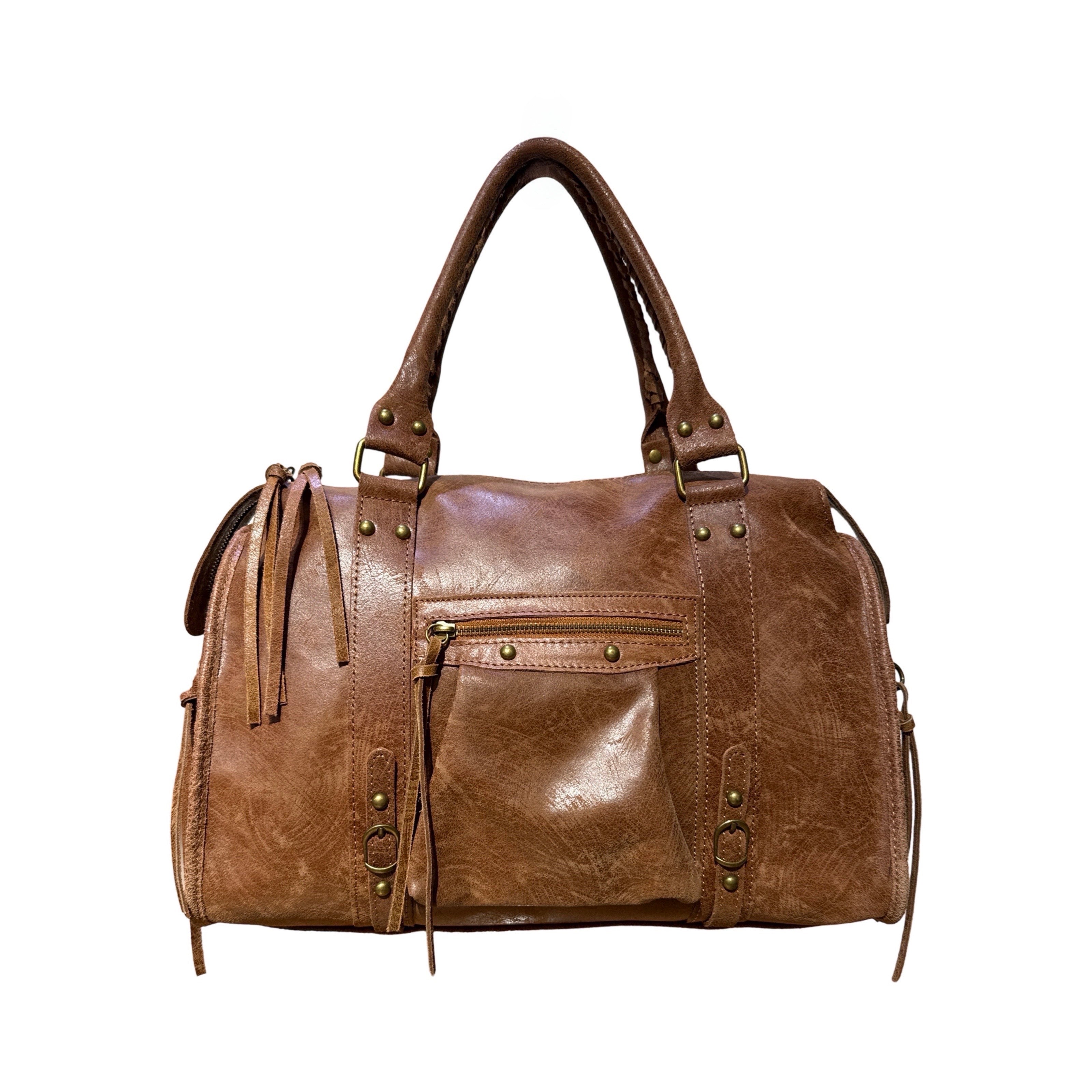 SAC CUIR MATE CAPUCINE L