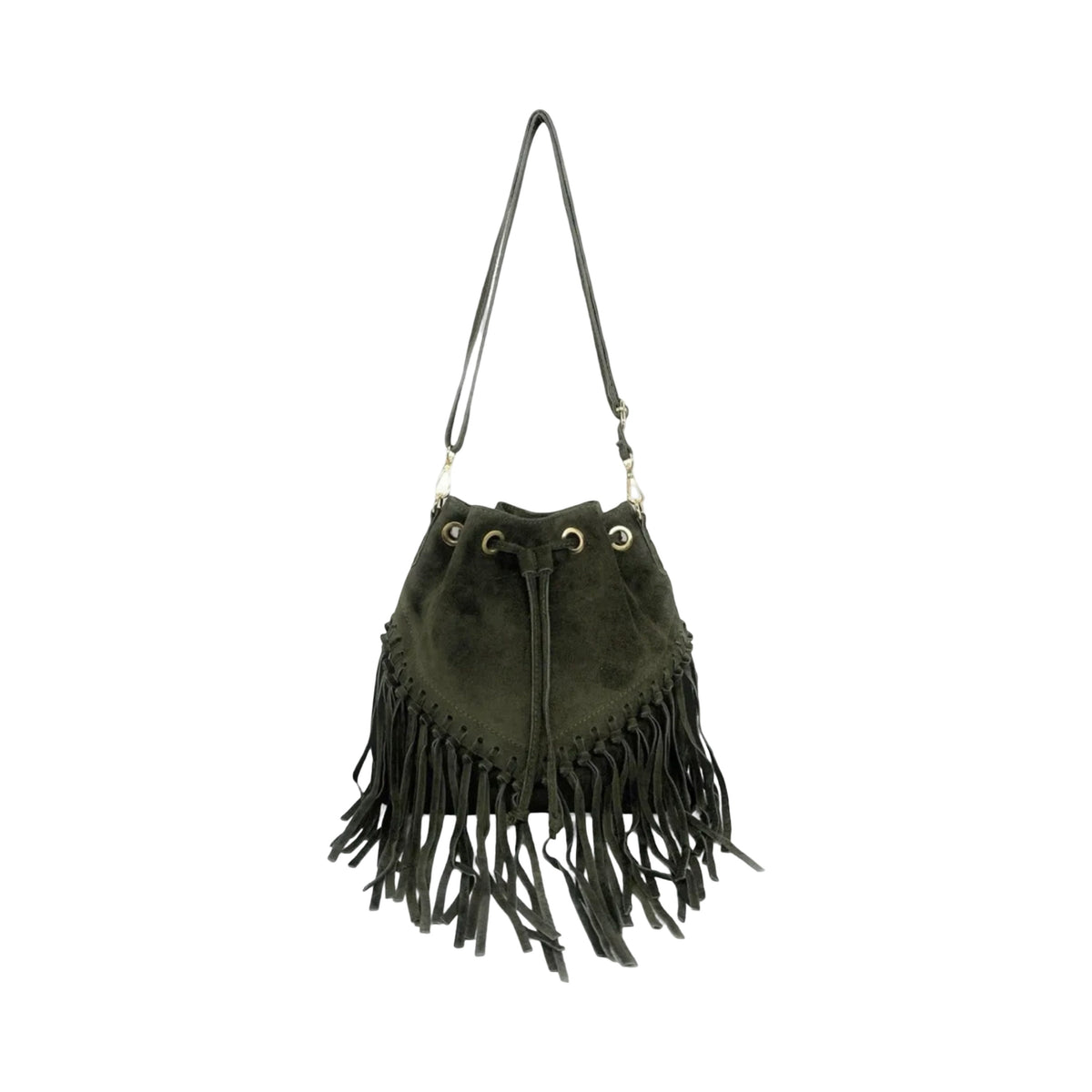 SAC SEAU CUIR SUEDE AURÉLIA