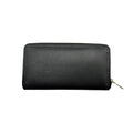 GRAND PORTE FEUILLE CUIR CIRE LUCIANA NOIR