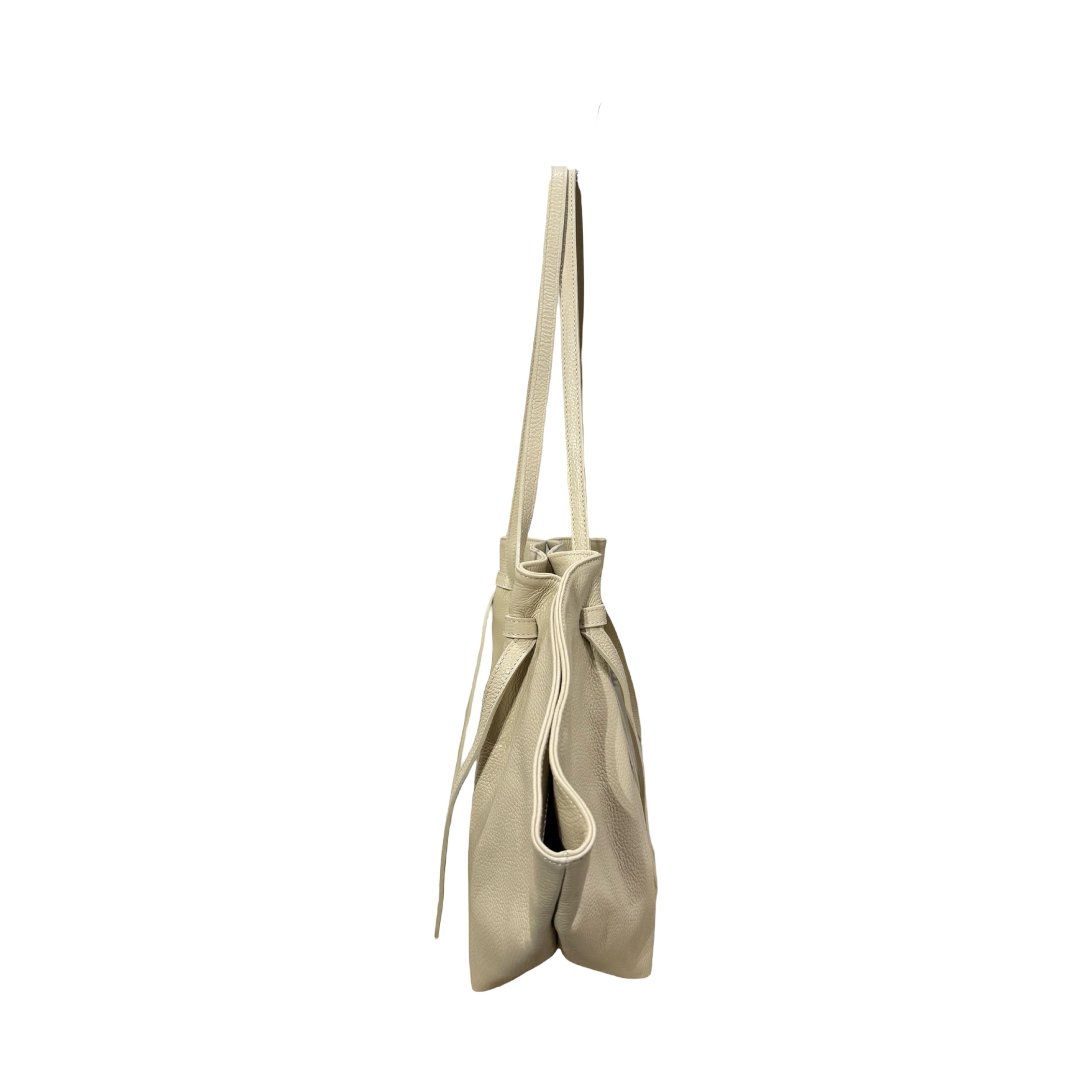 SAC CUIR GRAINÉ SHOPPING