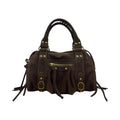 SAC CUIR SUEDE CAPUCINE S