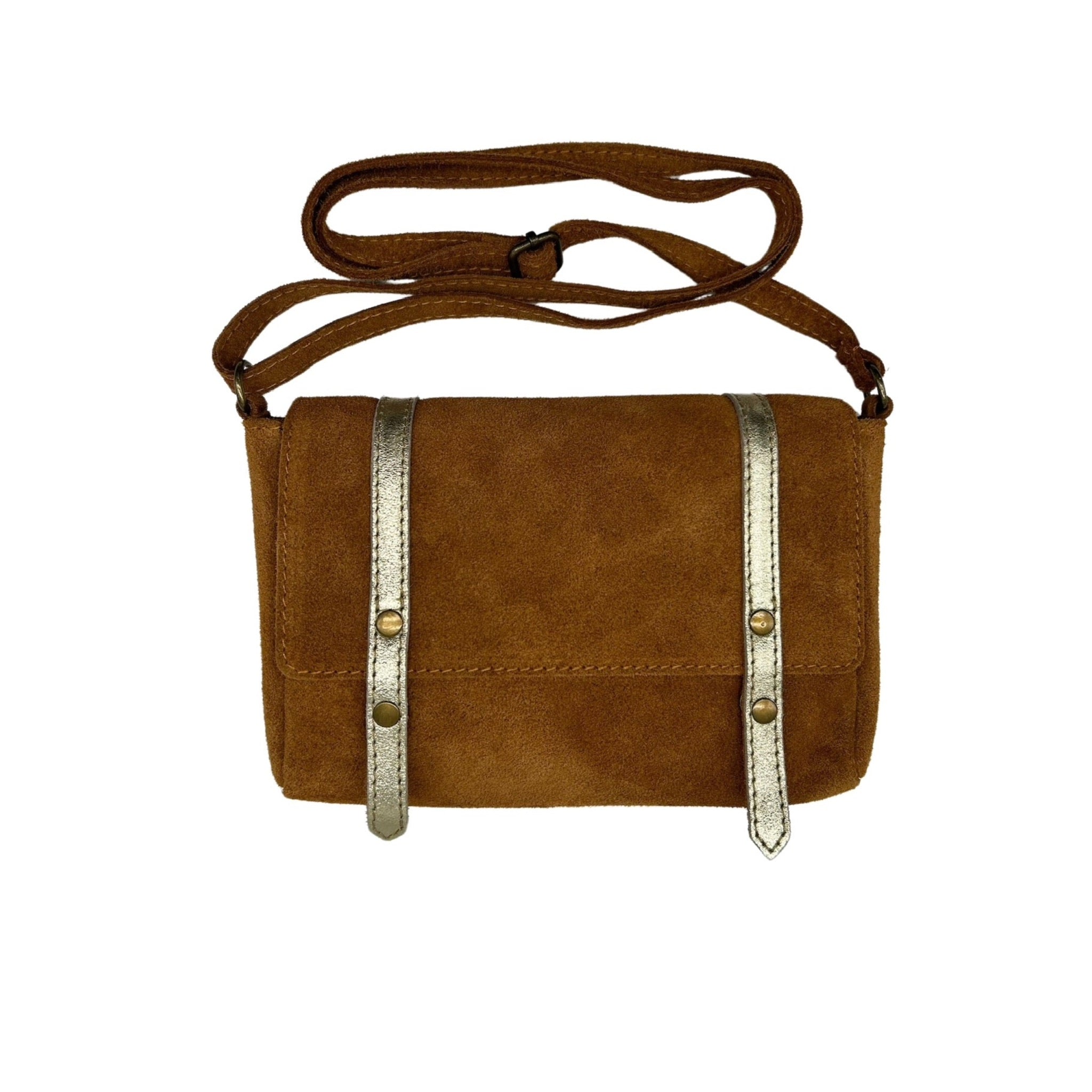 SAC CARTABLE CUIR SUEDE PAULETTE