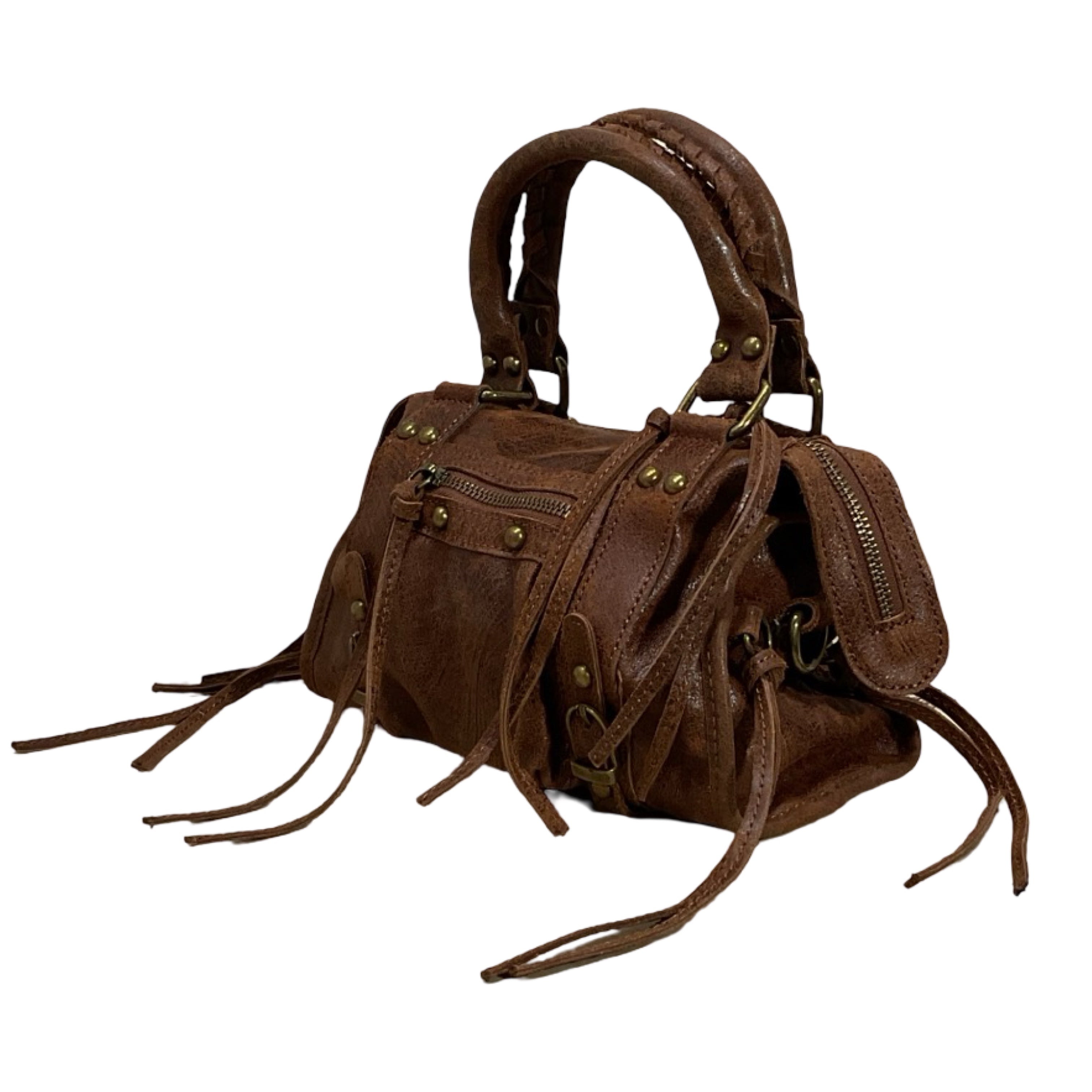 SAC CUIR MATE CAPUCINE S