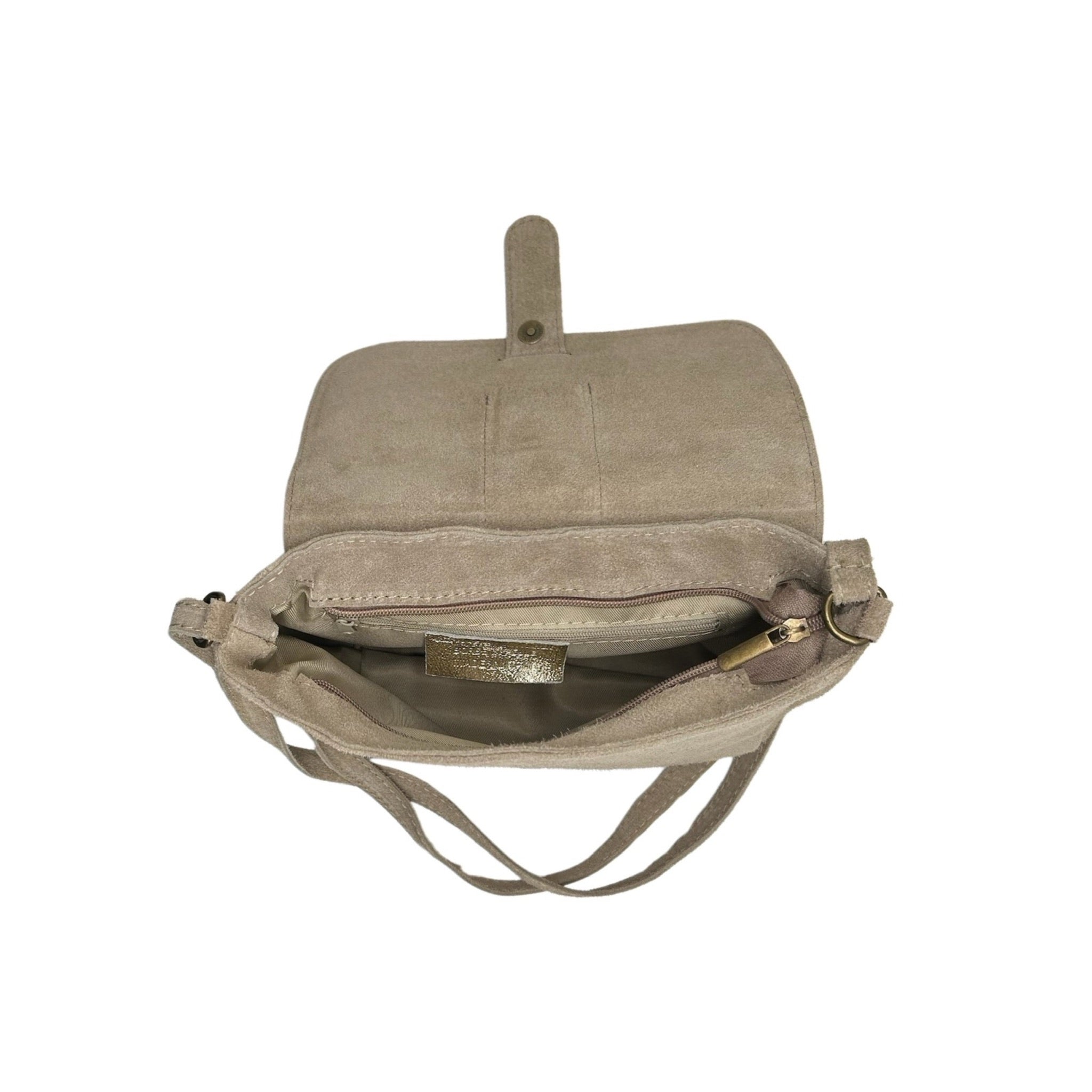 SAC CARTABLE CUIR SUEDE ELISABETH