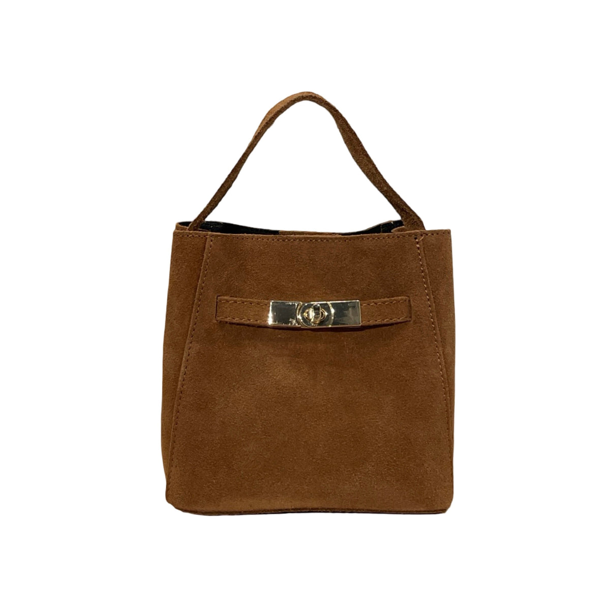 Sac Seau en Cuir Suède Mélodie