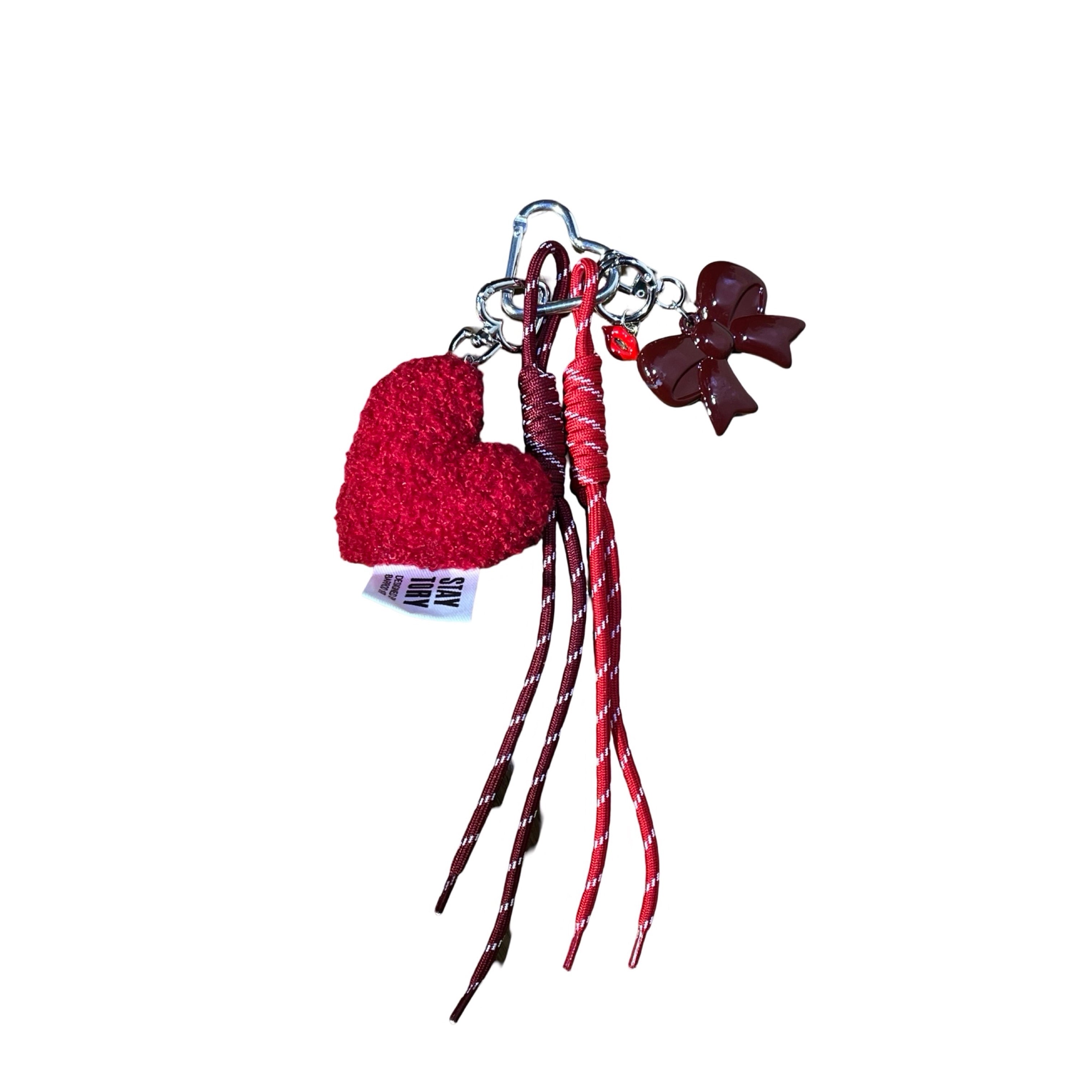 BIJOU DE SAC CŒUR NŒUD BS009