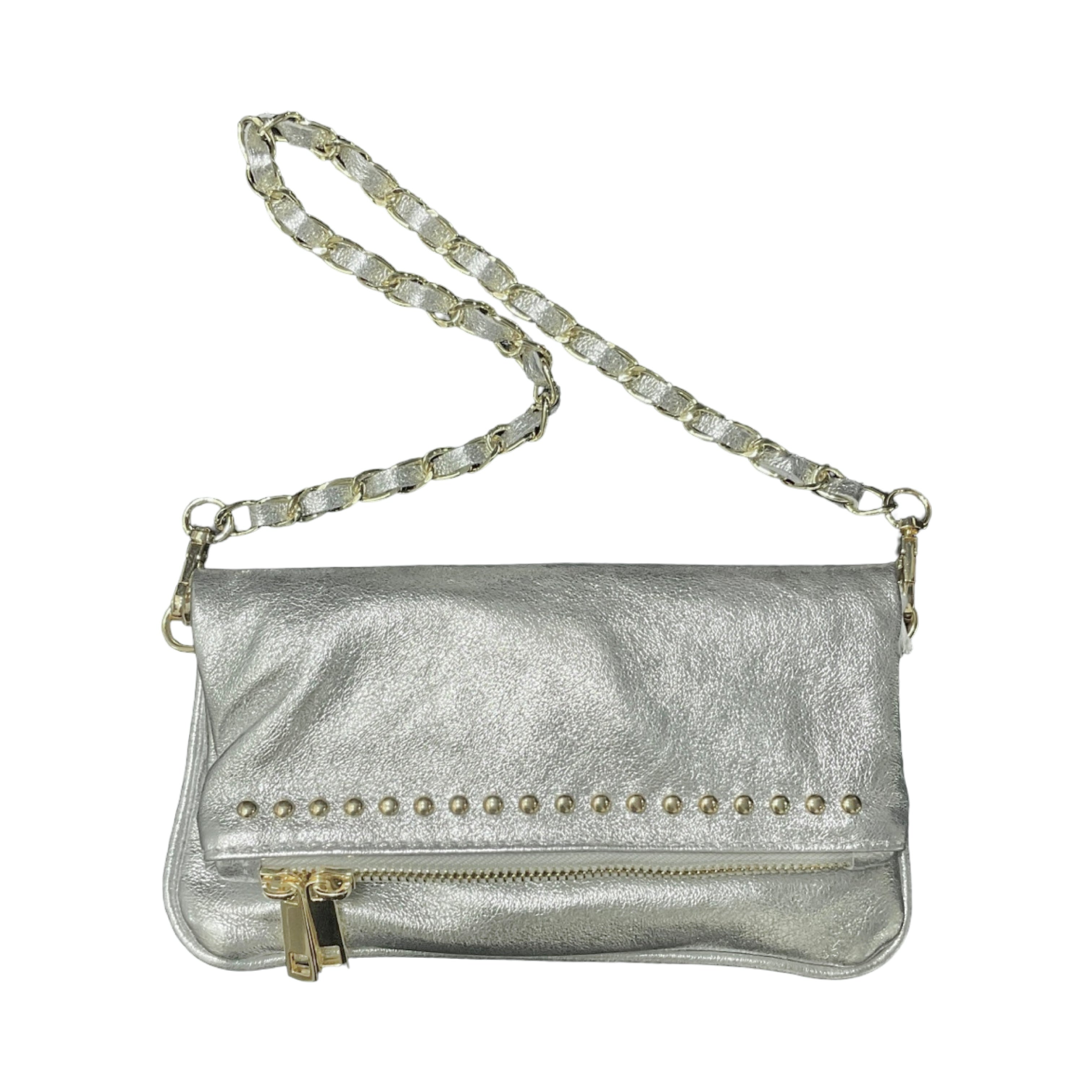 POCHETTE CUIR IRISE SMALL
