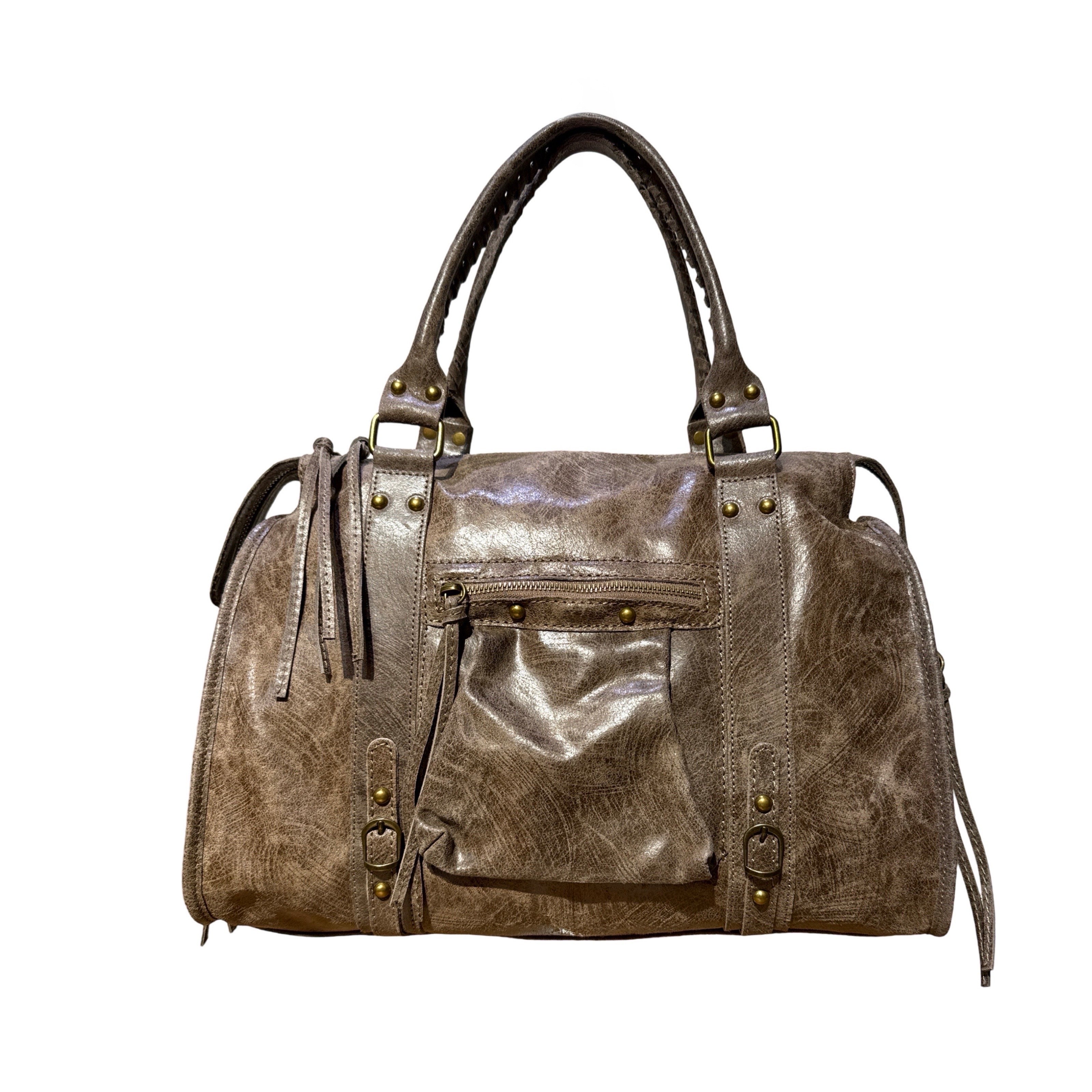 SAC CUIR MATE CAPUCINE L