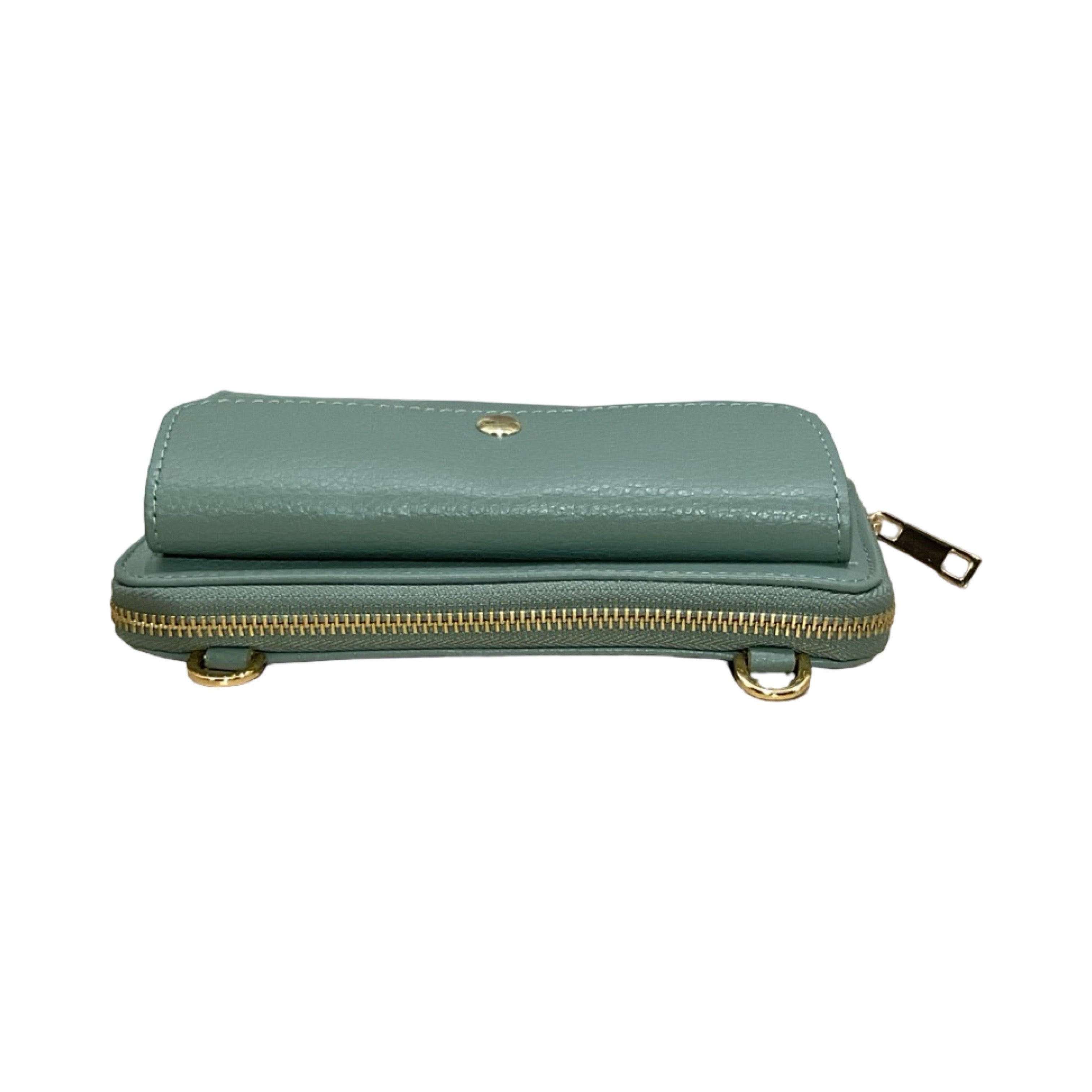 POCHETTE CUIR SUEDE HORIZONTAL