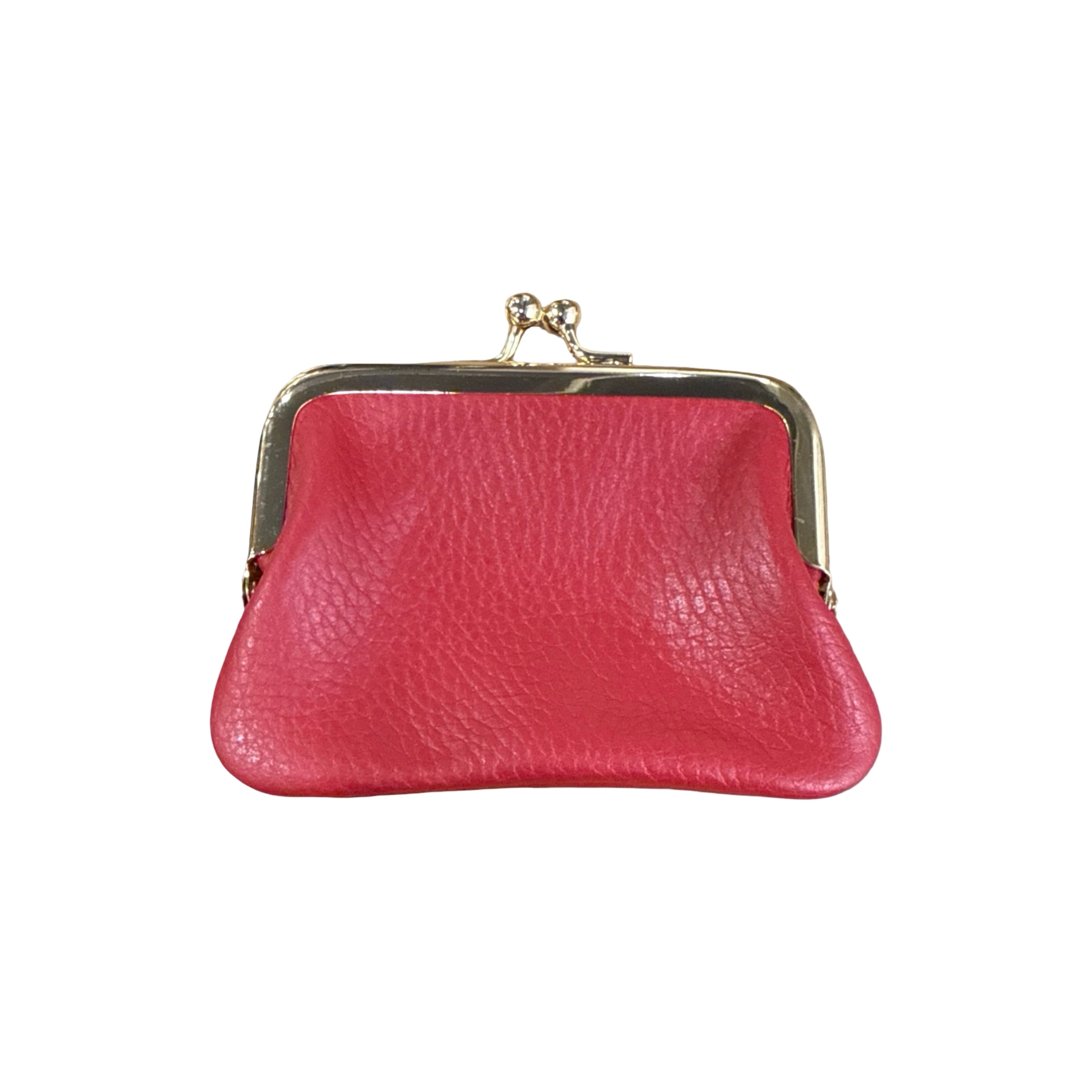 PORTE MONNAIE BOURSE CARTE CUIR GRAINE SMALL