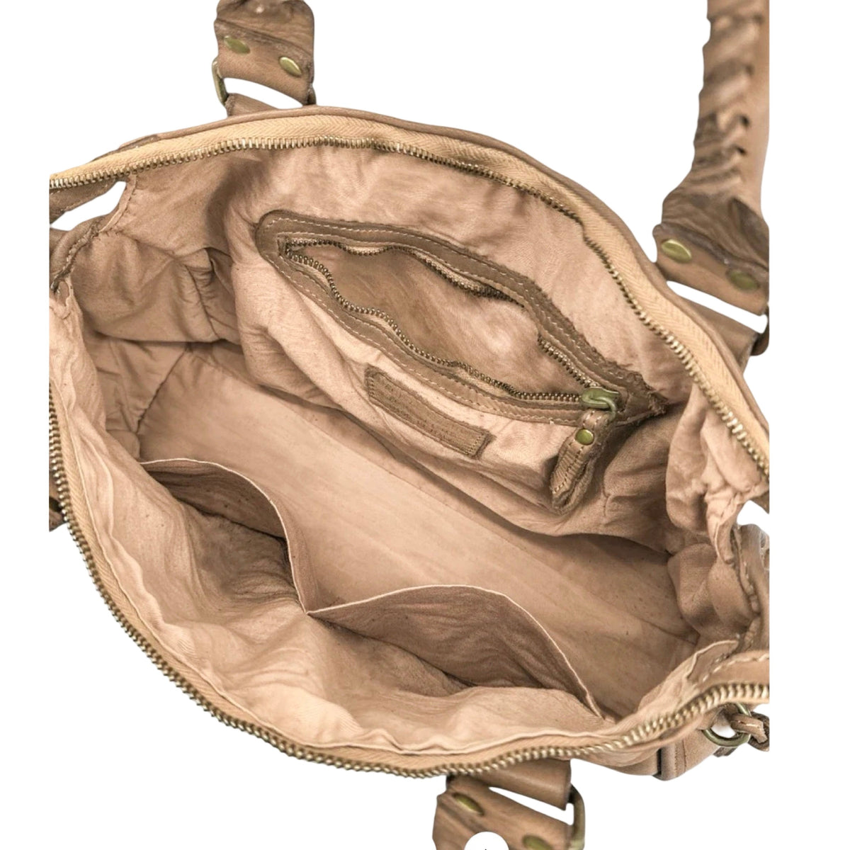 SAC CUIR VINTAGE CAPUCINE L
