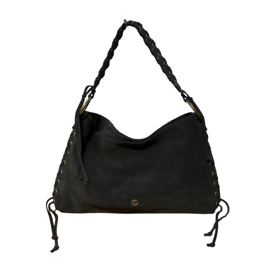 SAC CUIR SUEDE LANEL