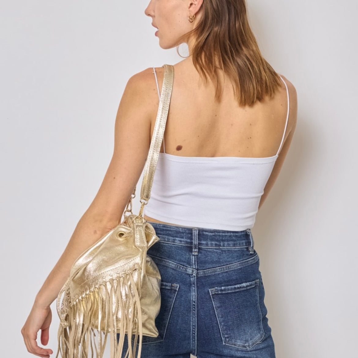 SAC SEAU CUIR IRISE AURELIA