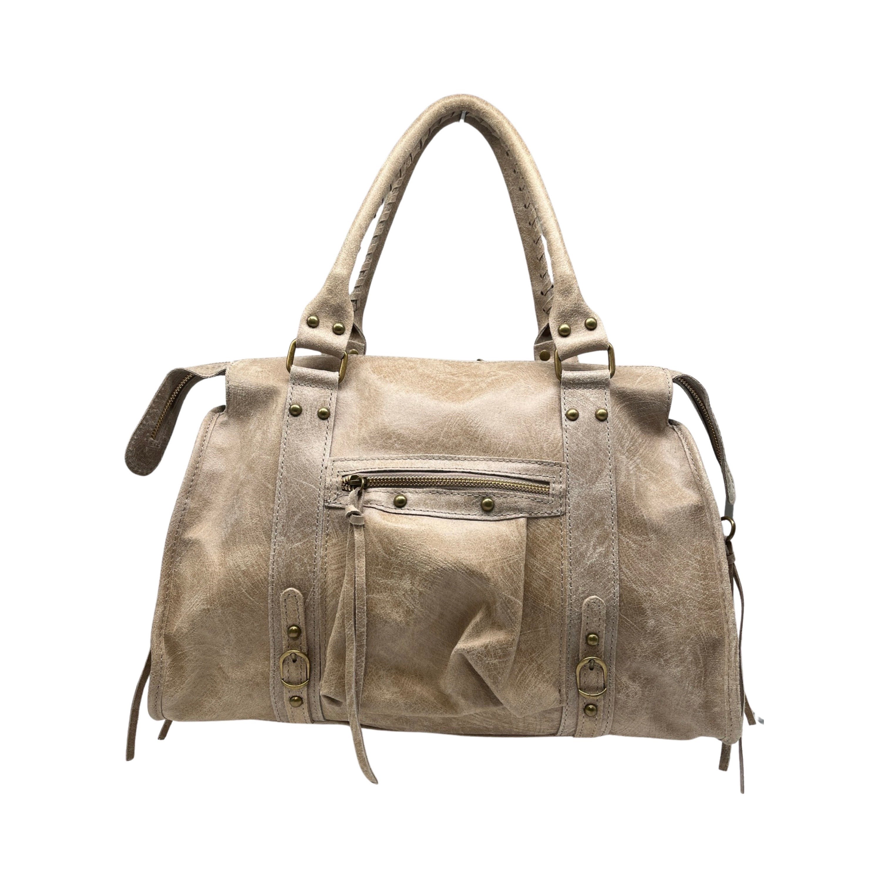 SAC CUIR MATE CAPUCINE L