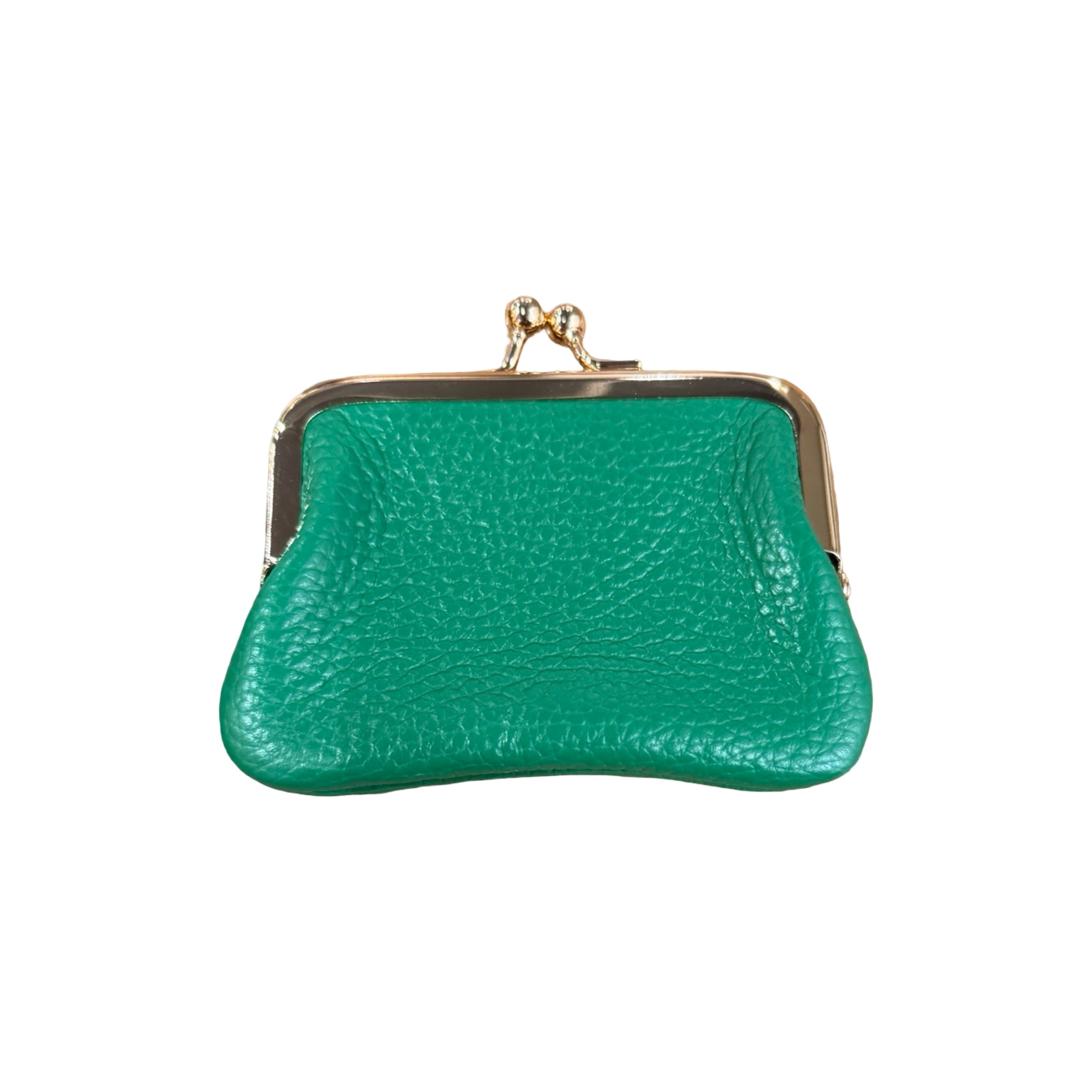 PORTE MONNAIE BOURSE CARTE CUIR GRAINE SMALL