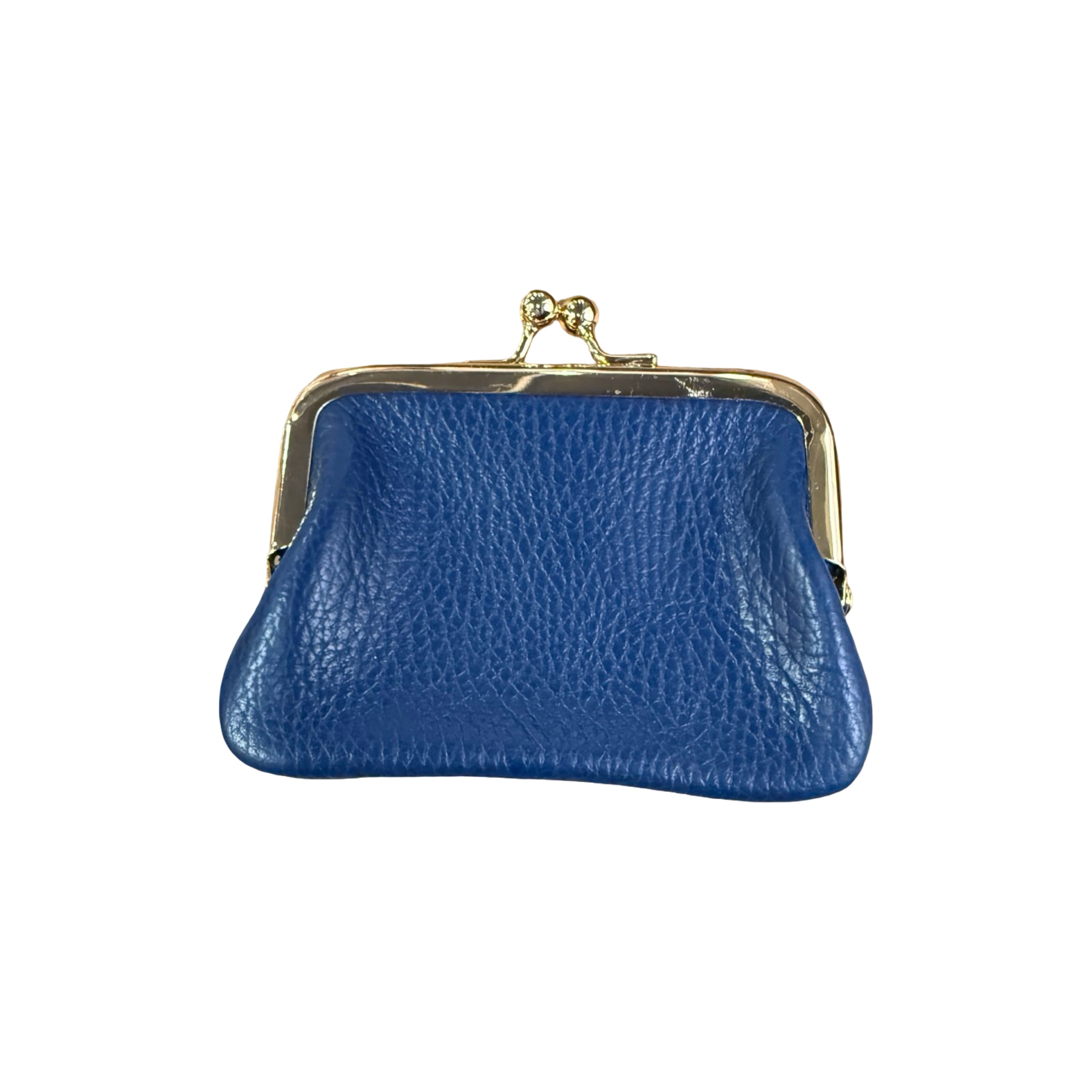 PORTE MONNAIE BOURSE CARTE CUIR GRAINE SMALL