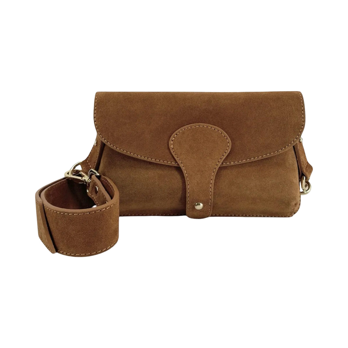 SAC BANDOULIERE CUIR SUEDE LOU