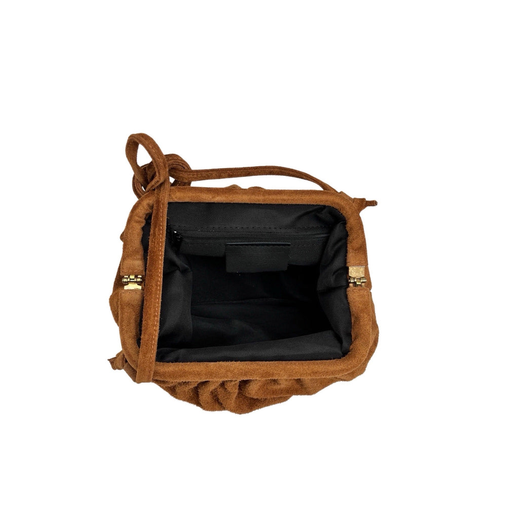SAC CUIR SUEDE VELOUTE