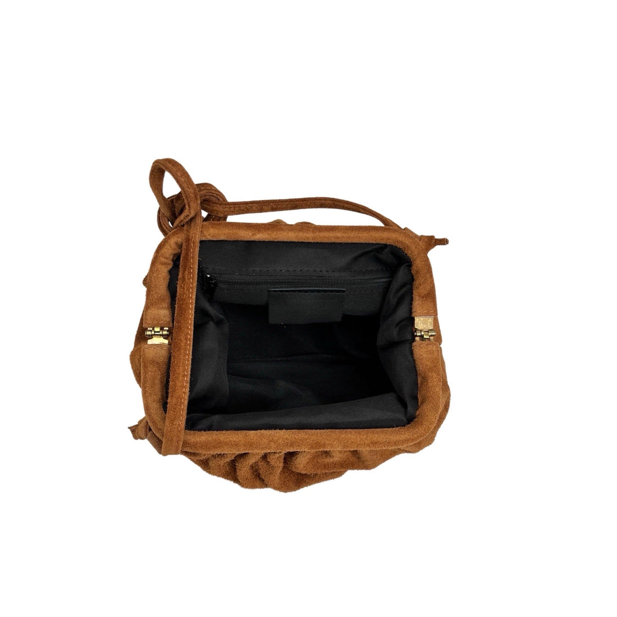 SAC CUIR SUEDE VELOUTE