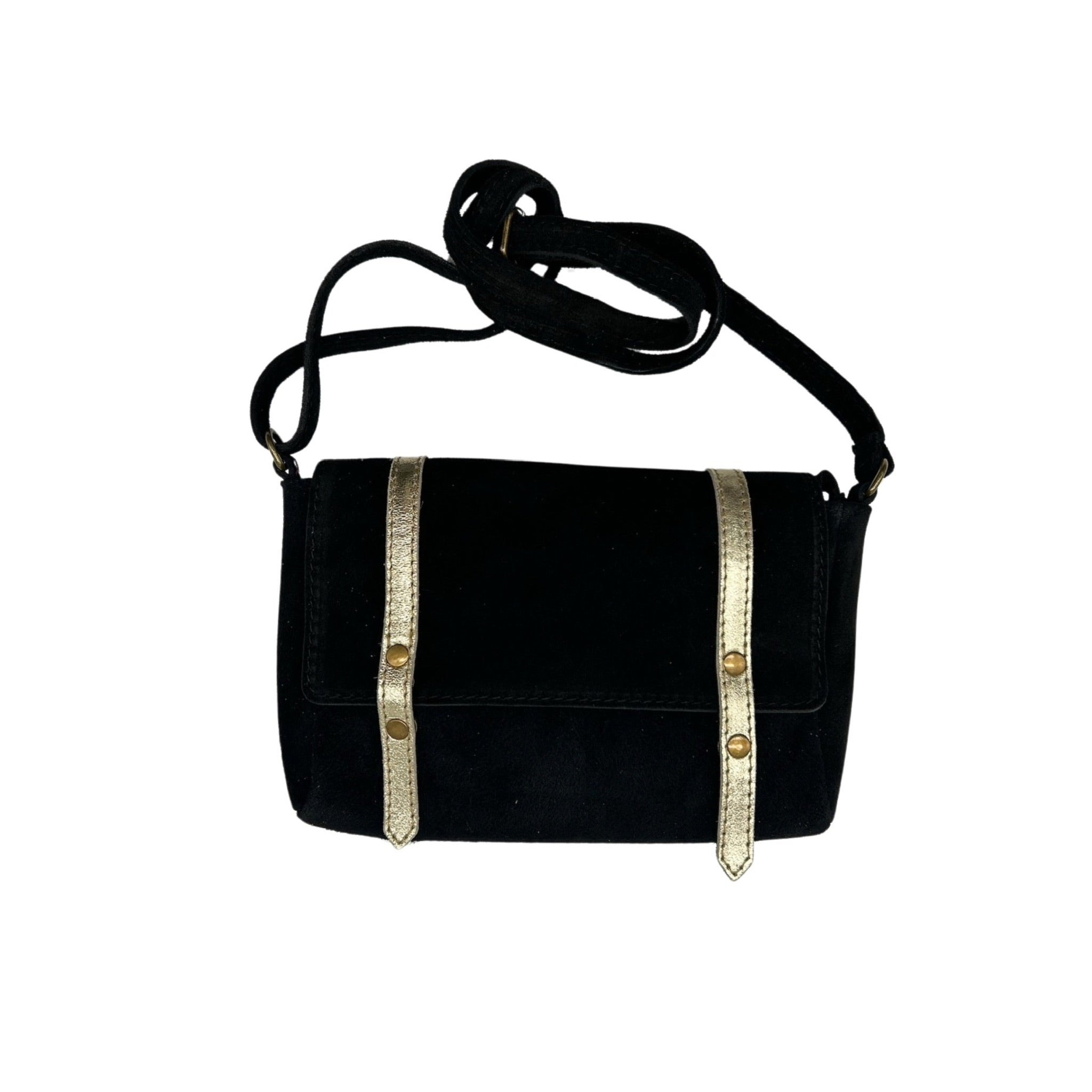 SAC CARTABLE CUIR SUEDE PAULETTE