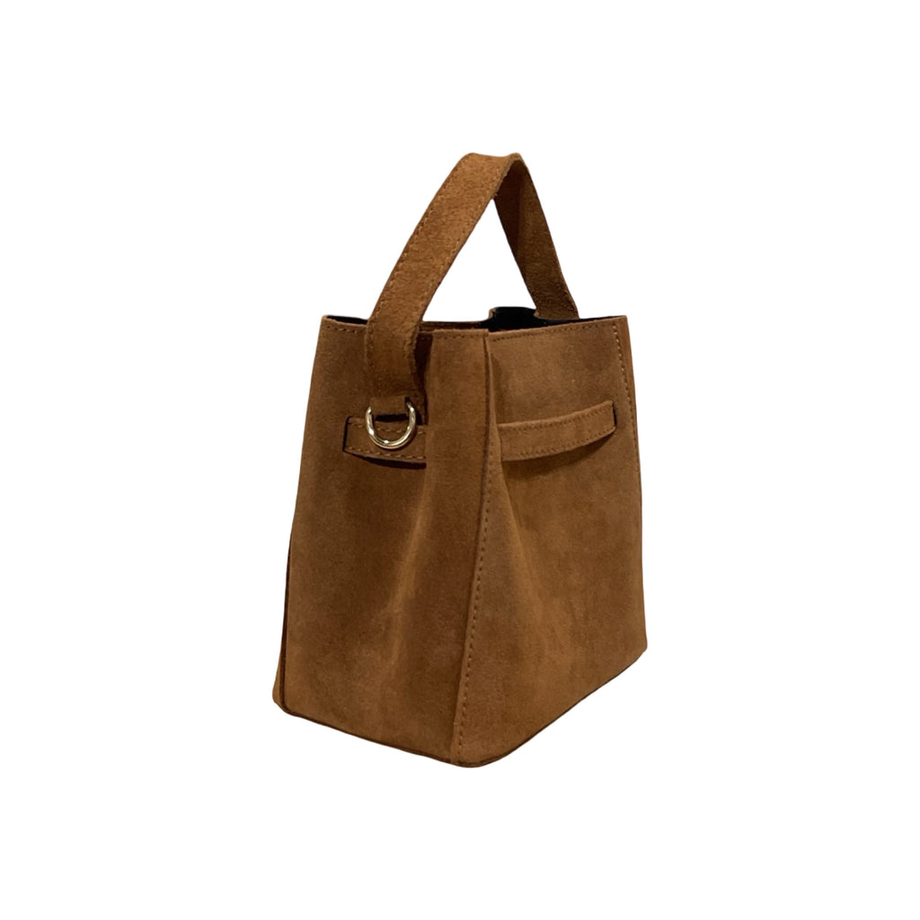Sac Seau en Cuir Suède Mélodie