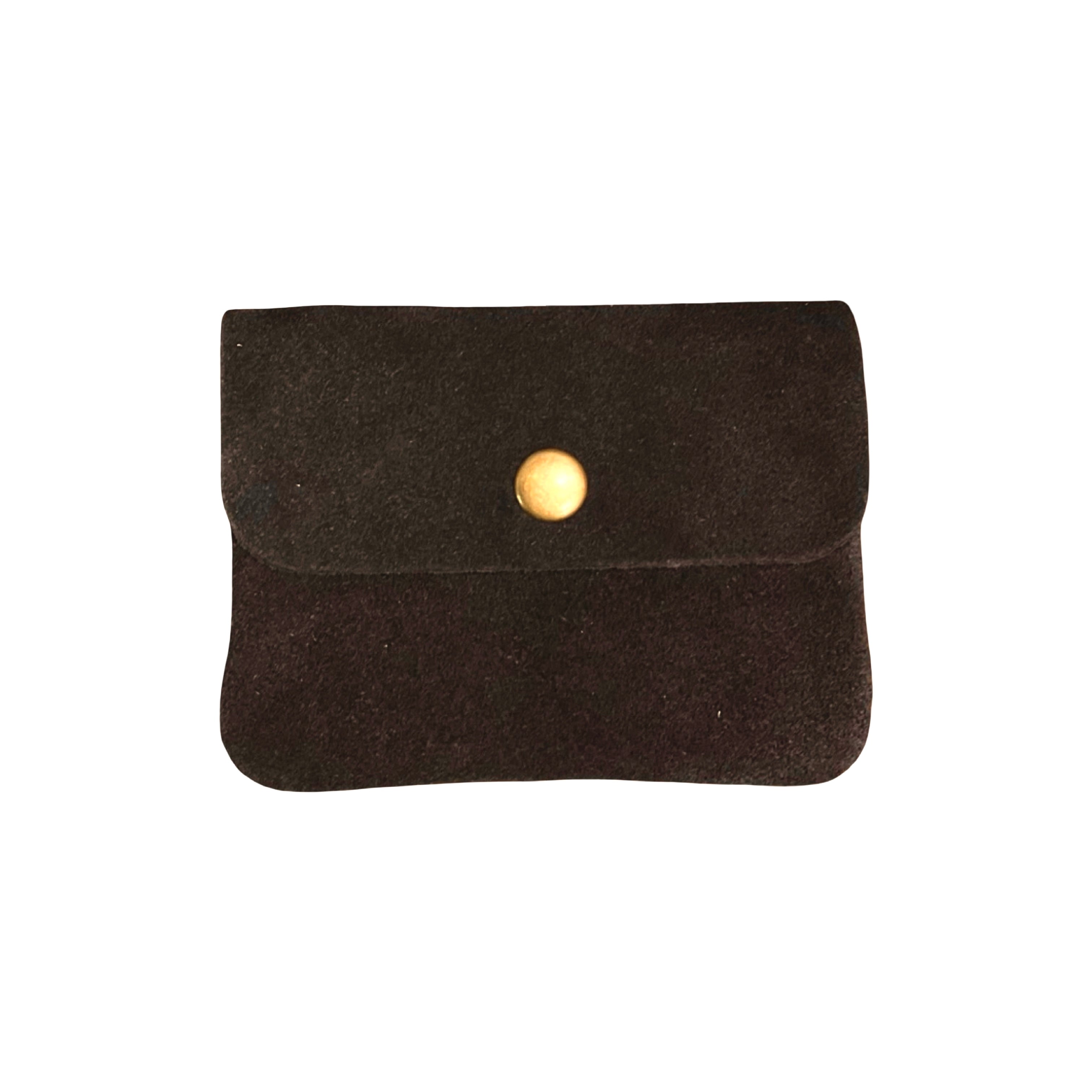 PETIT PORTE MONNAIE CUIR SUEDE 11CM