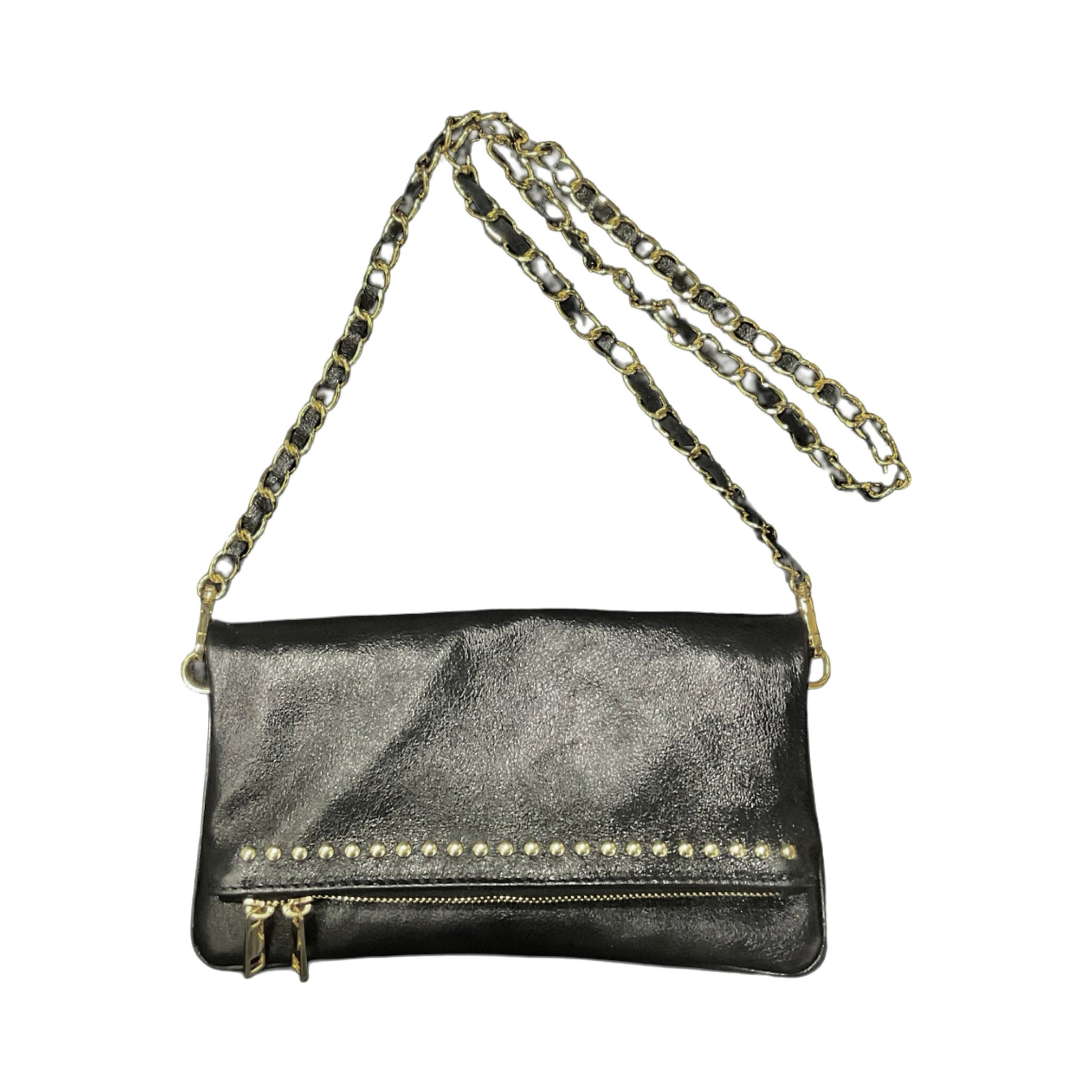 POCHETTE CUIR IRISE MEDIUM